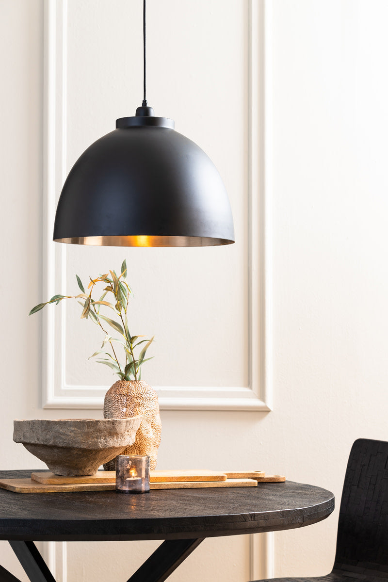 Kylie Black/Nickel Metal Pendant Light