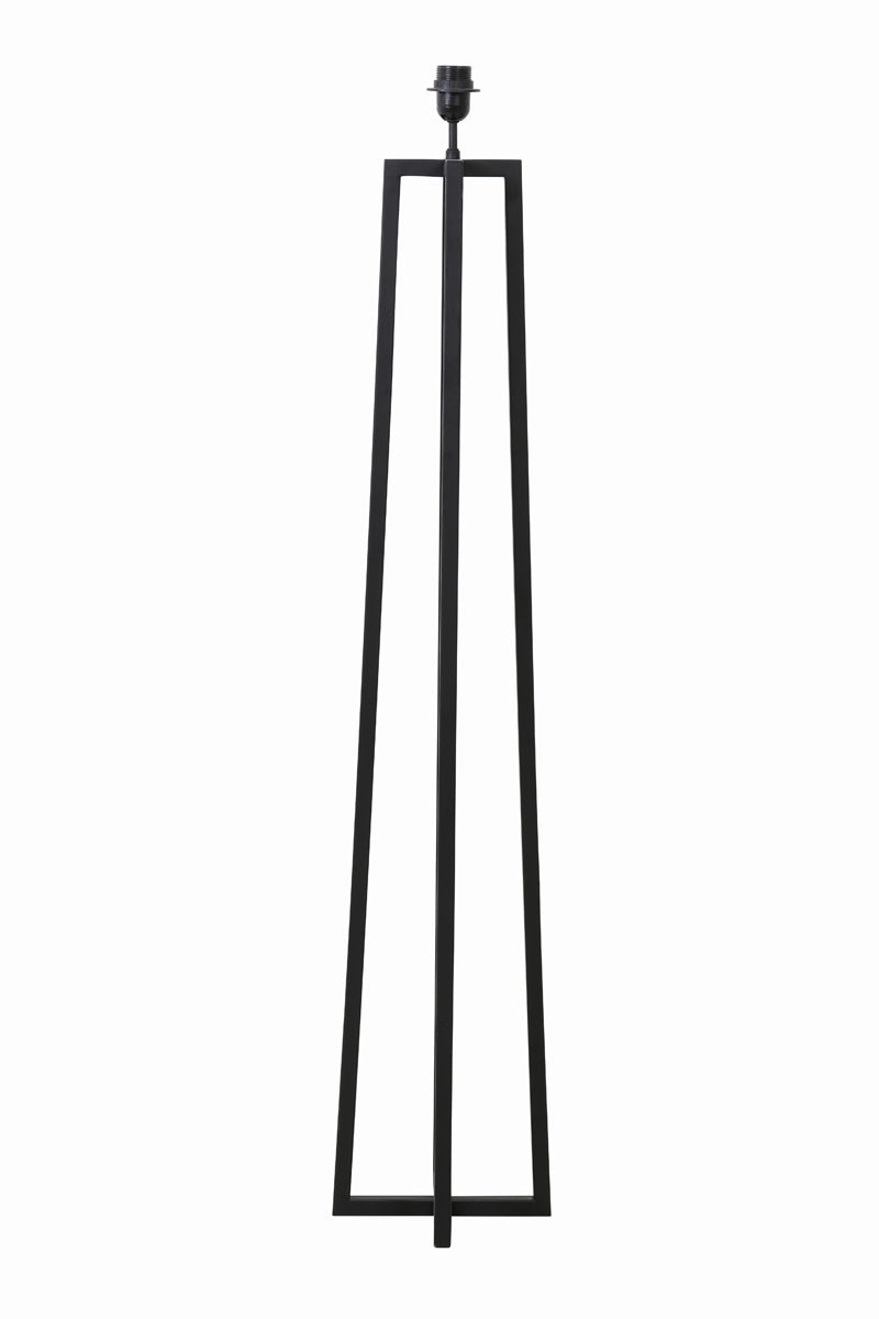 Miley Matt Black Metal Floor Lamp Base