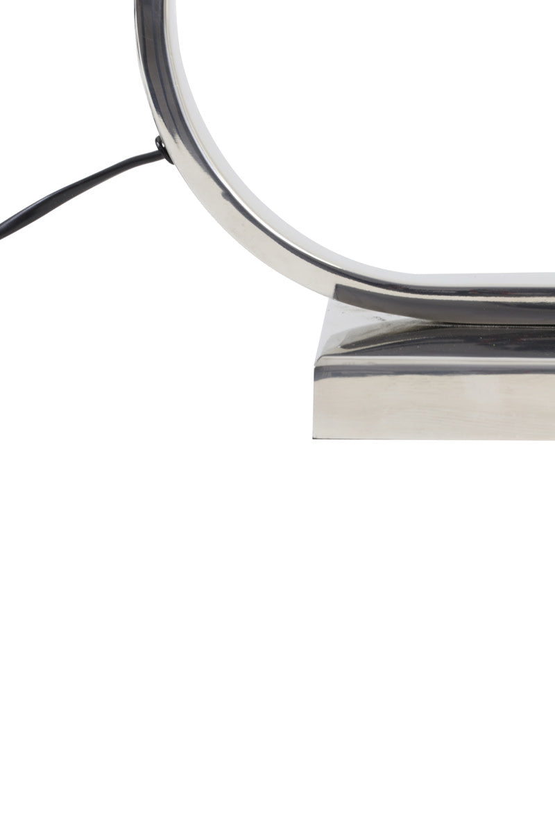 Jamiro Nickel Metal Table Lamp Base