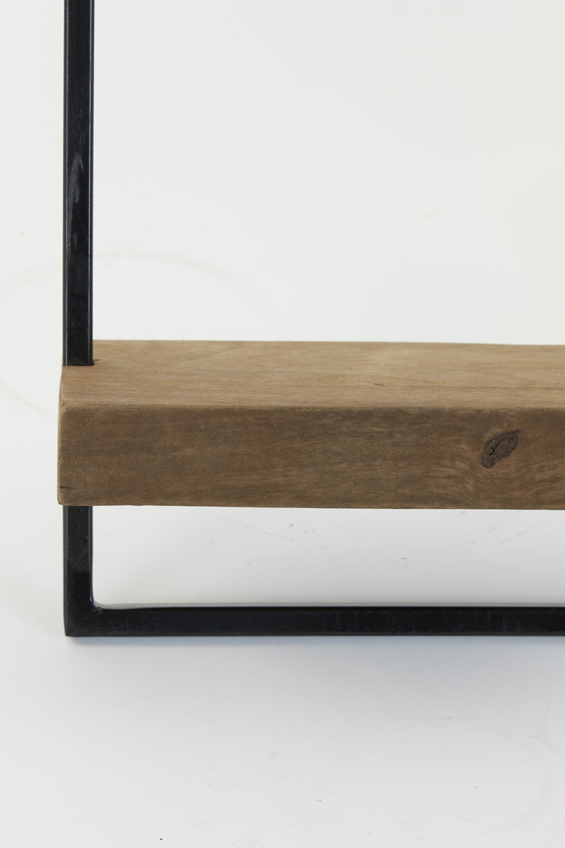 Maddison Dark Brown Wood Wall Shelf 60cm