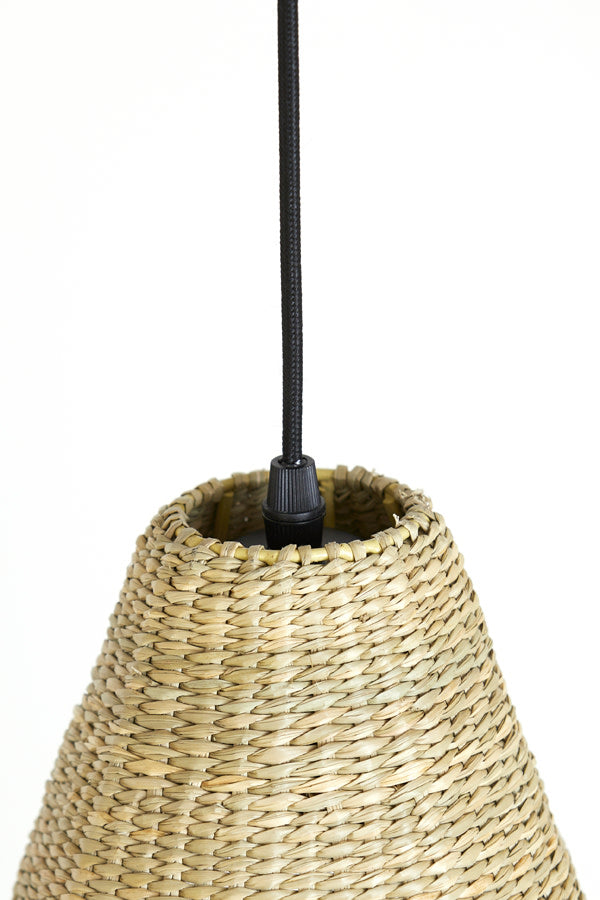 Latika Natural Seagrass Pendant Light 42cm