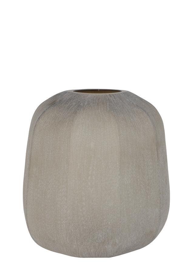Pacengo Light Brown Glass Vase 32cm