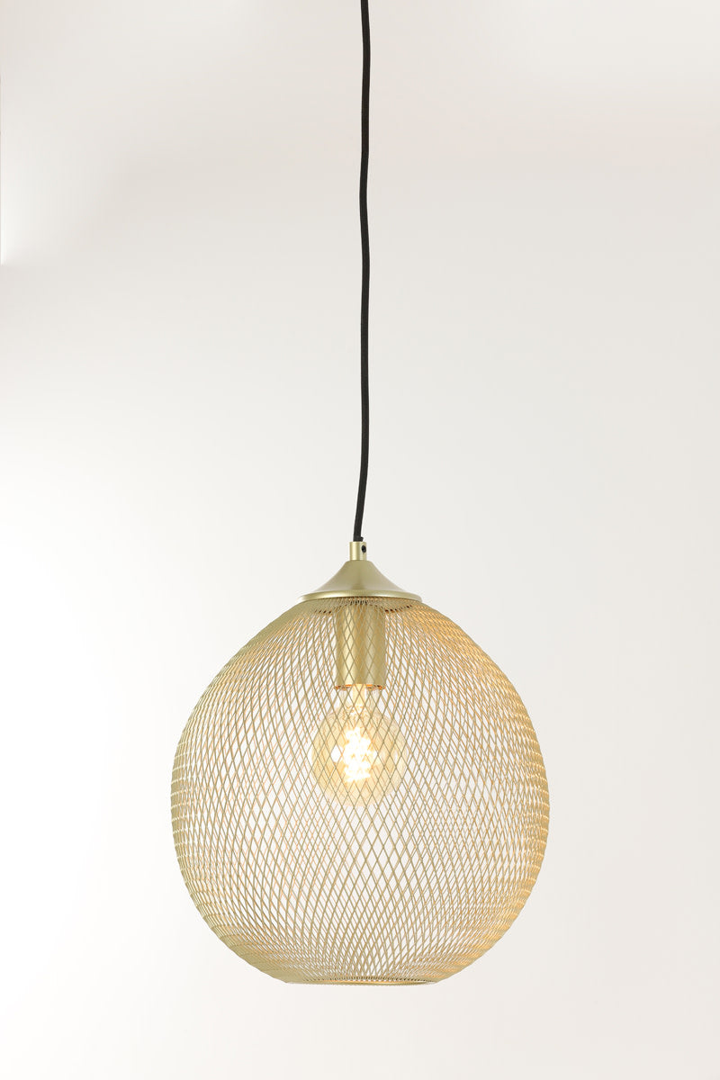 Moroc Gold Metal Pendant Light 30cm