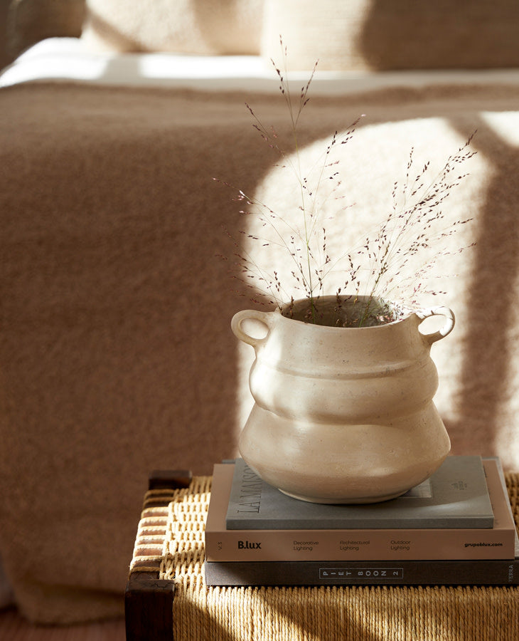 Tarifa Natural Papier Mâché Decorative Planter