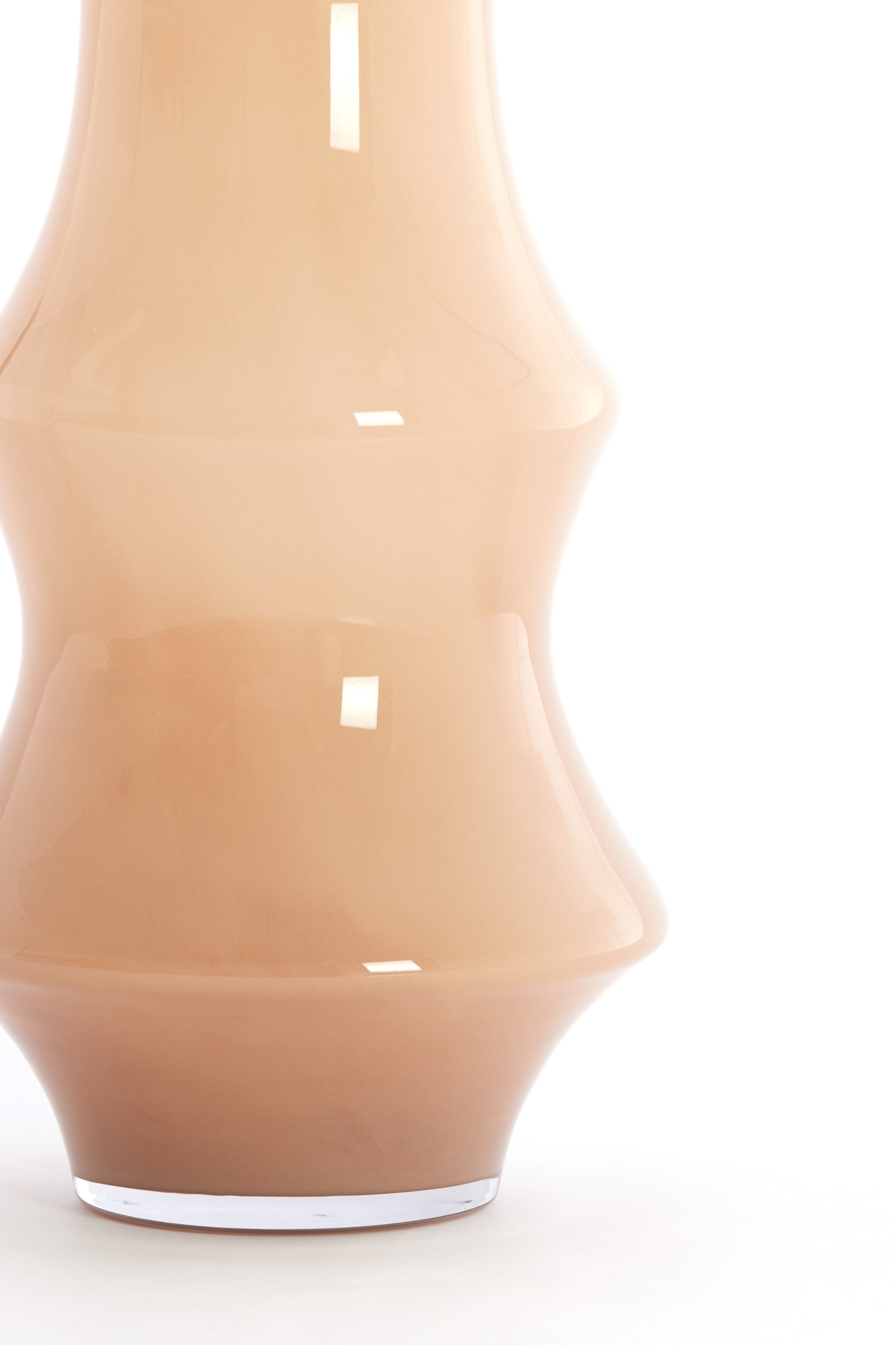 Fiorenza Caramel Glass Vase 70cm