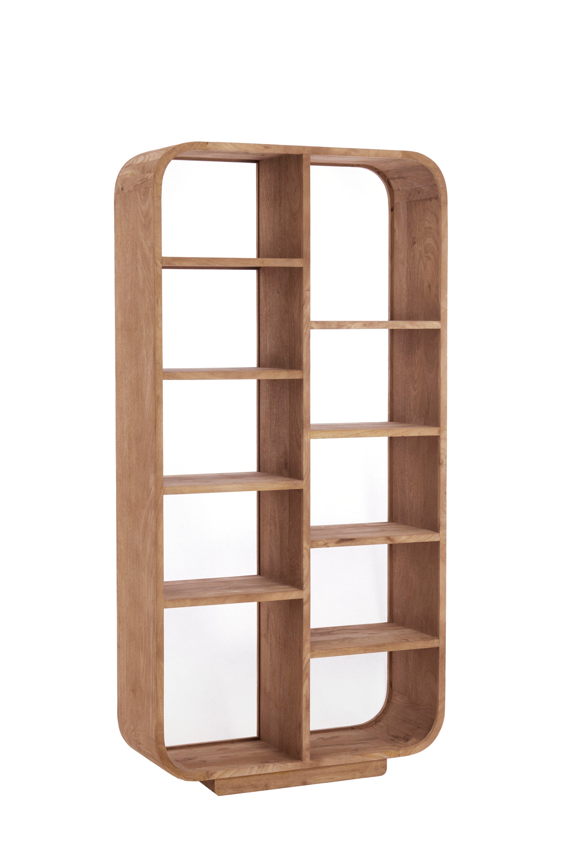 Dane Matt Grey/Brown Wood Wide Open Display Unit 200cm
