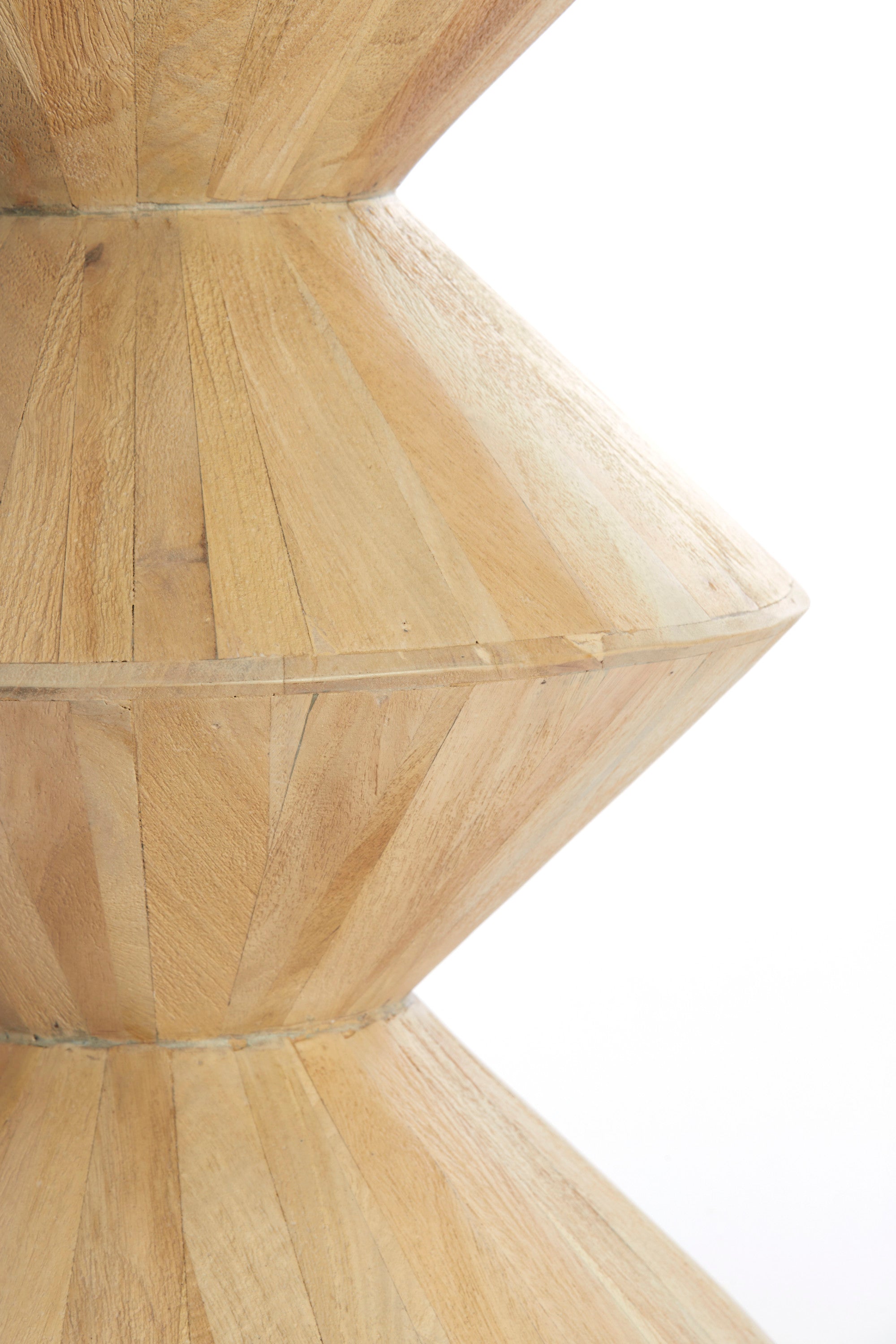 Larus Natural Mango Wood Round Side Table 60cm
