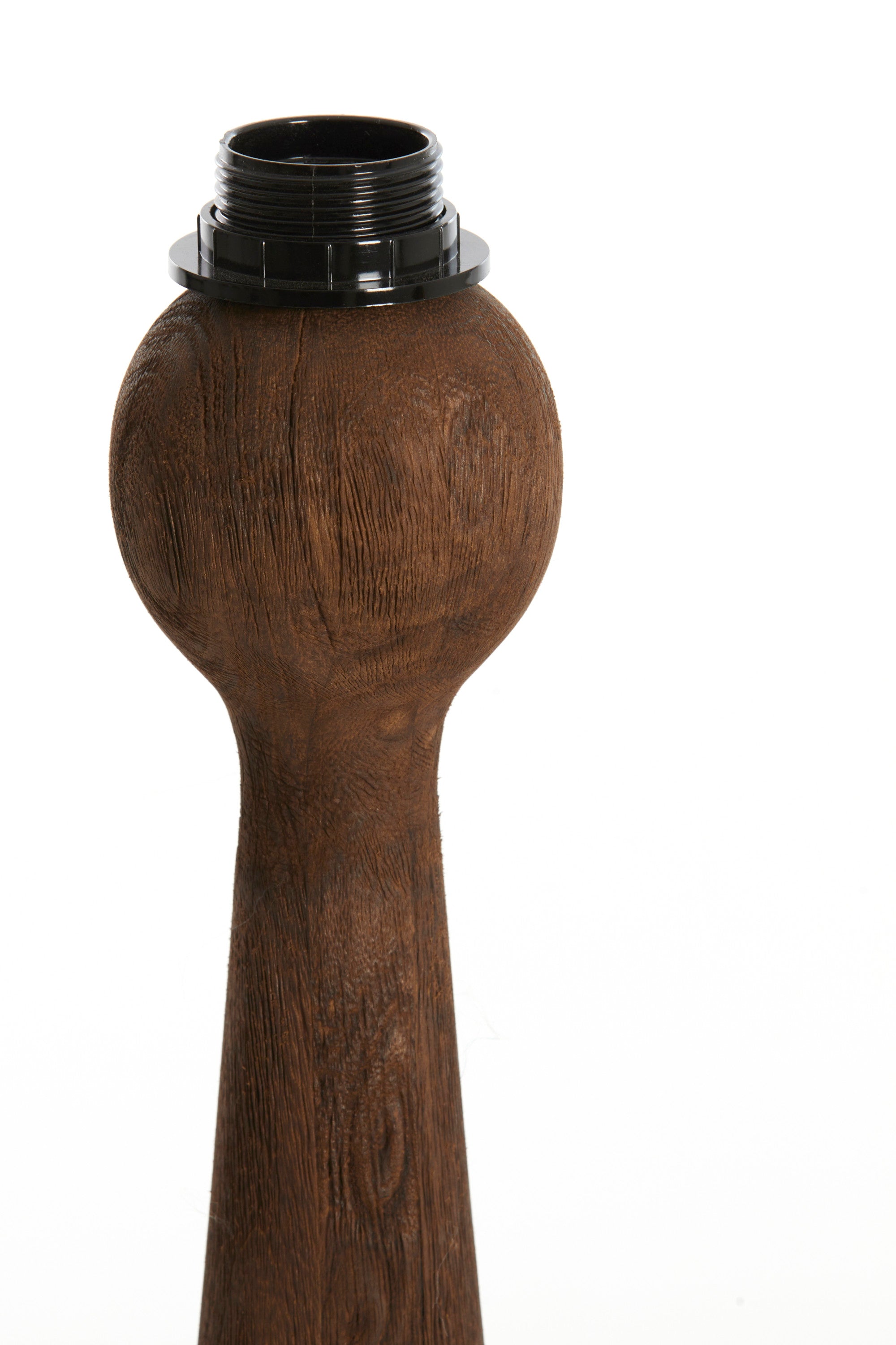 Festina Matt Dark Brown Wood Table Lamp Base