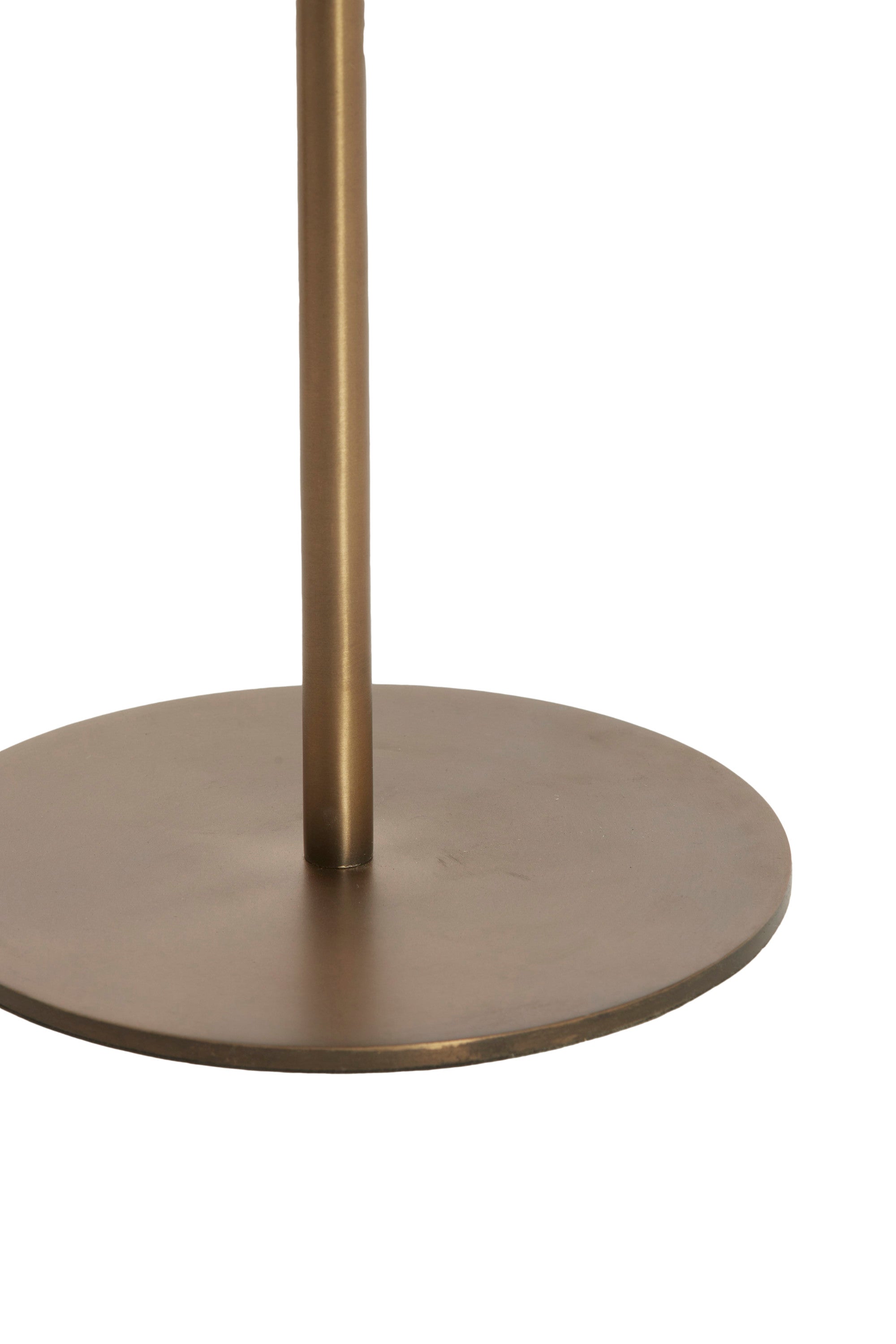 Lia Set of 2 Brown Bronze Metal Round Side Tables