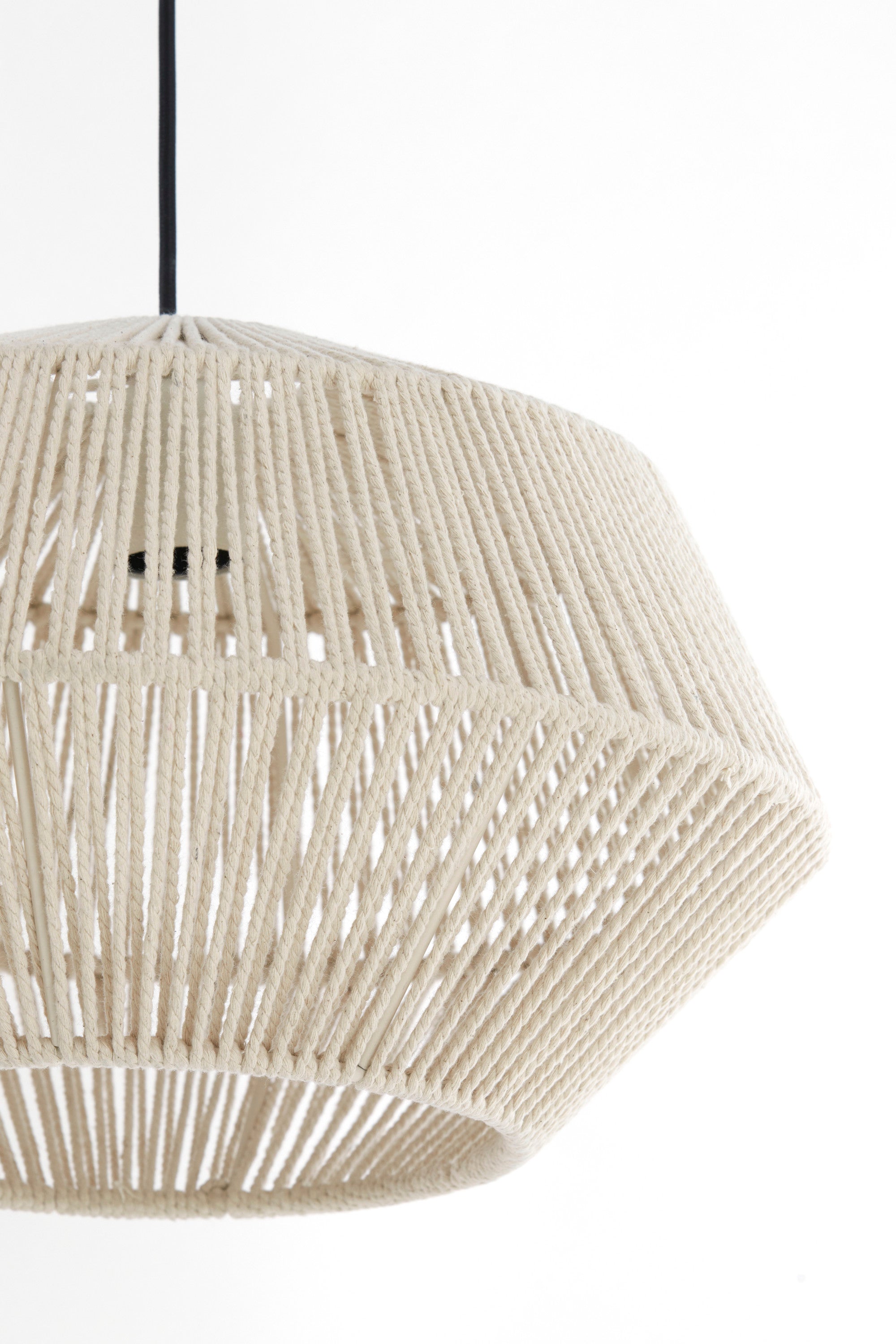 Deya Cream Metal Pendant Light 40cm