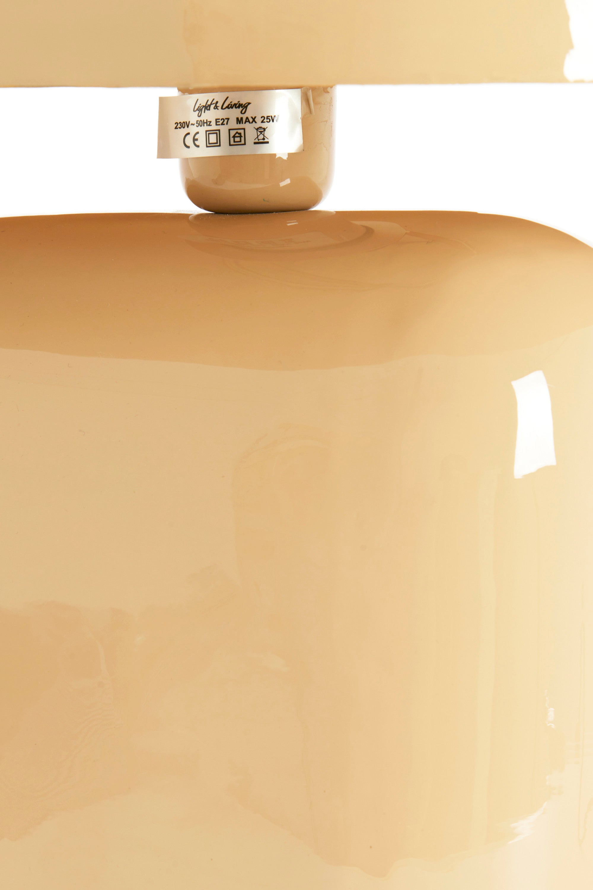 Todd Gloss Sand Metal Table Lamp