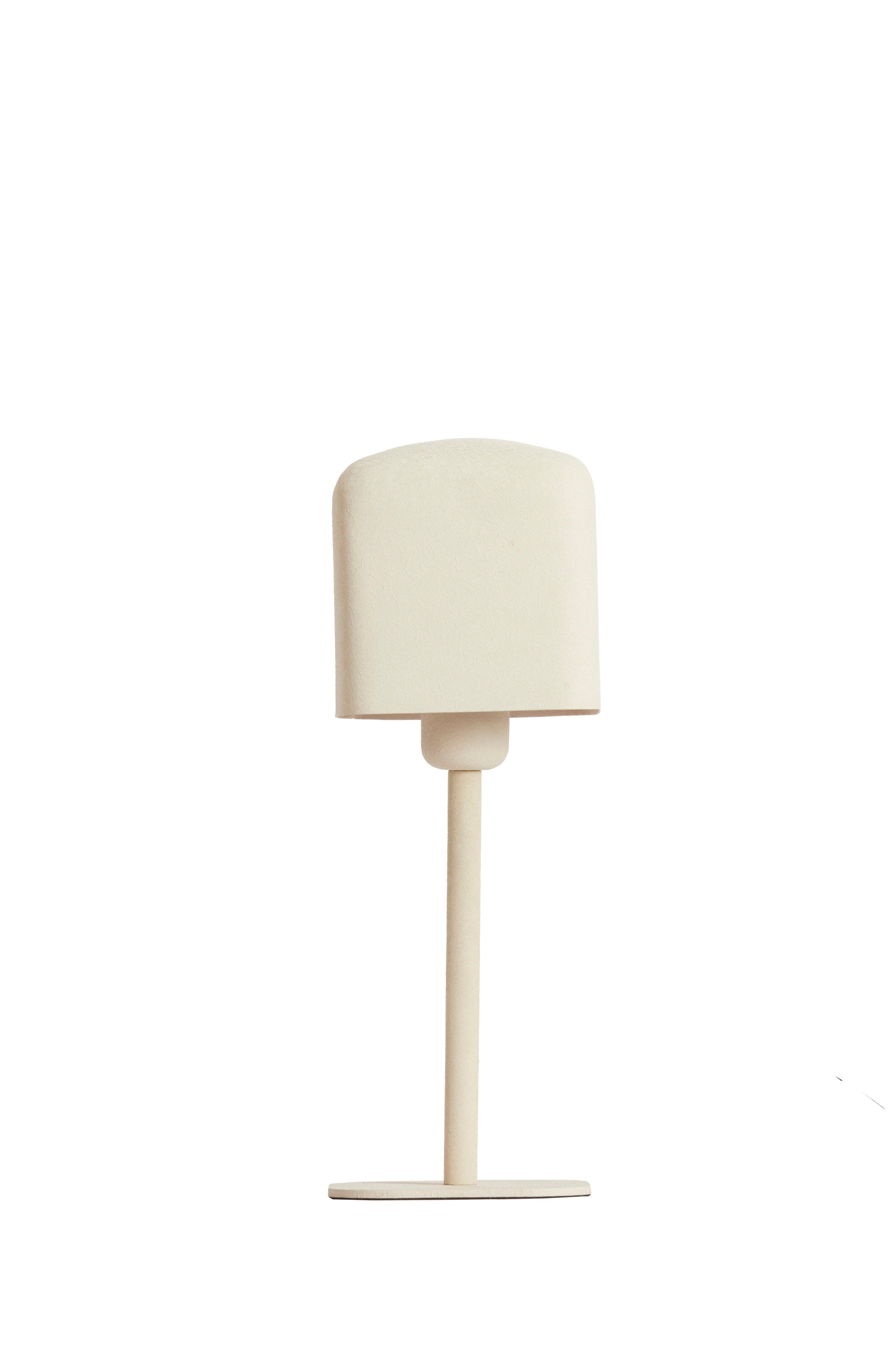 Elenie Matt Light Pink Metal Table Lamp 36cm