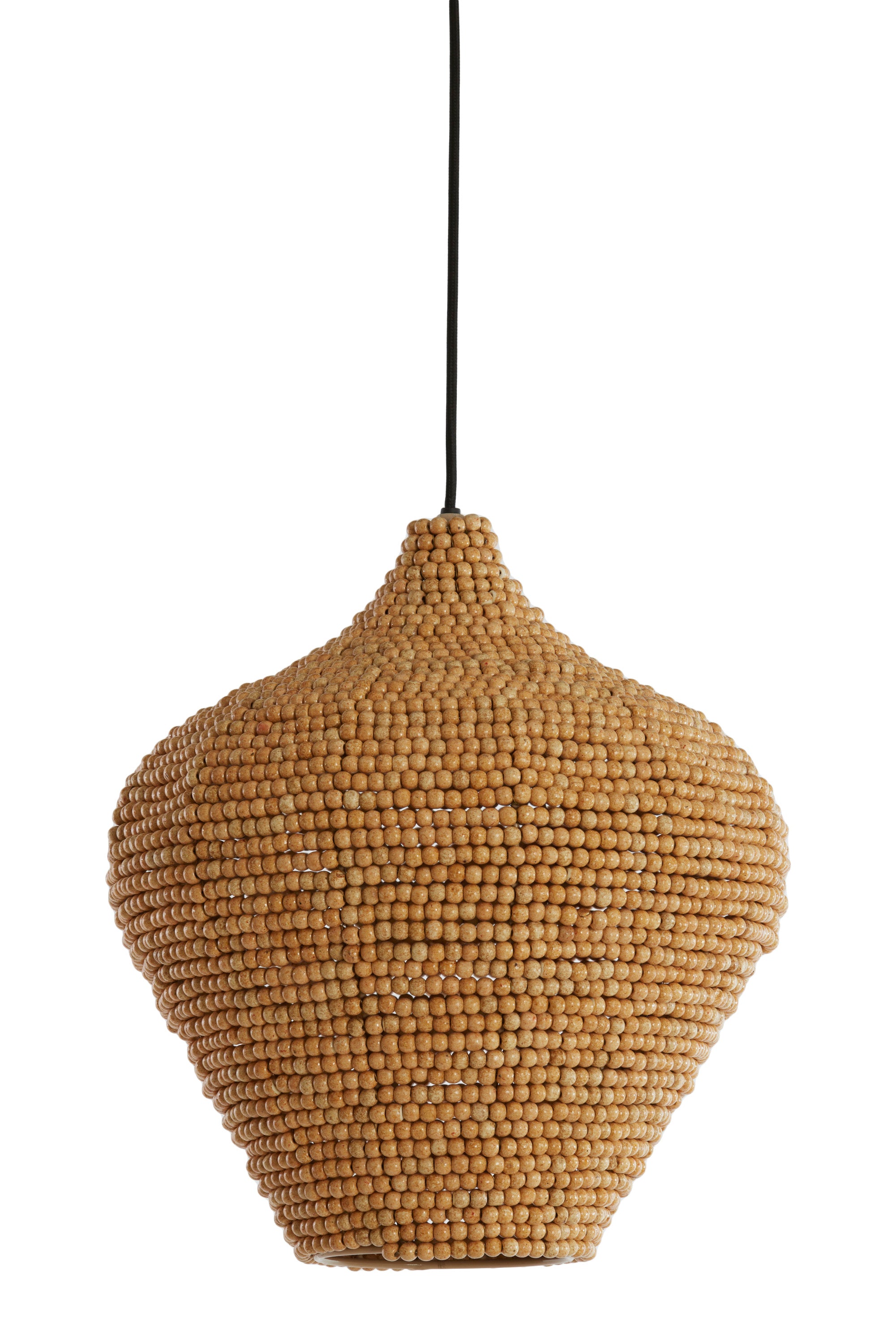 Kalenga Beads Natural Metal Pendant Light 36cm