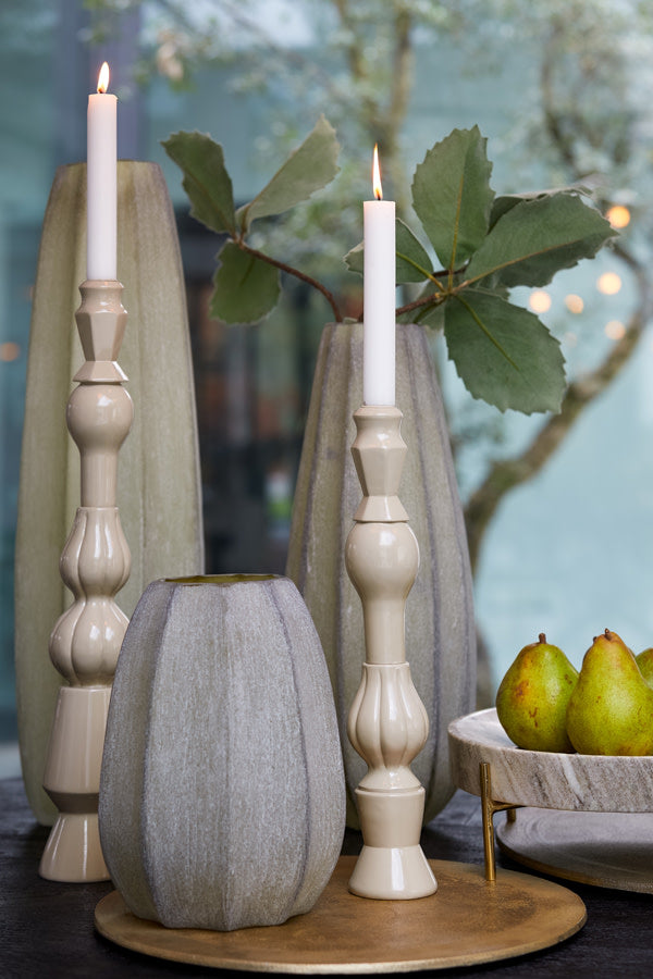 Bradley Olive Green Glass Vase 44.5cm