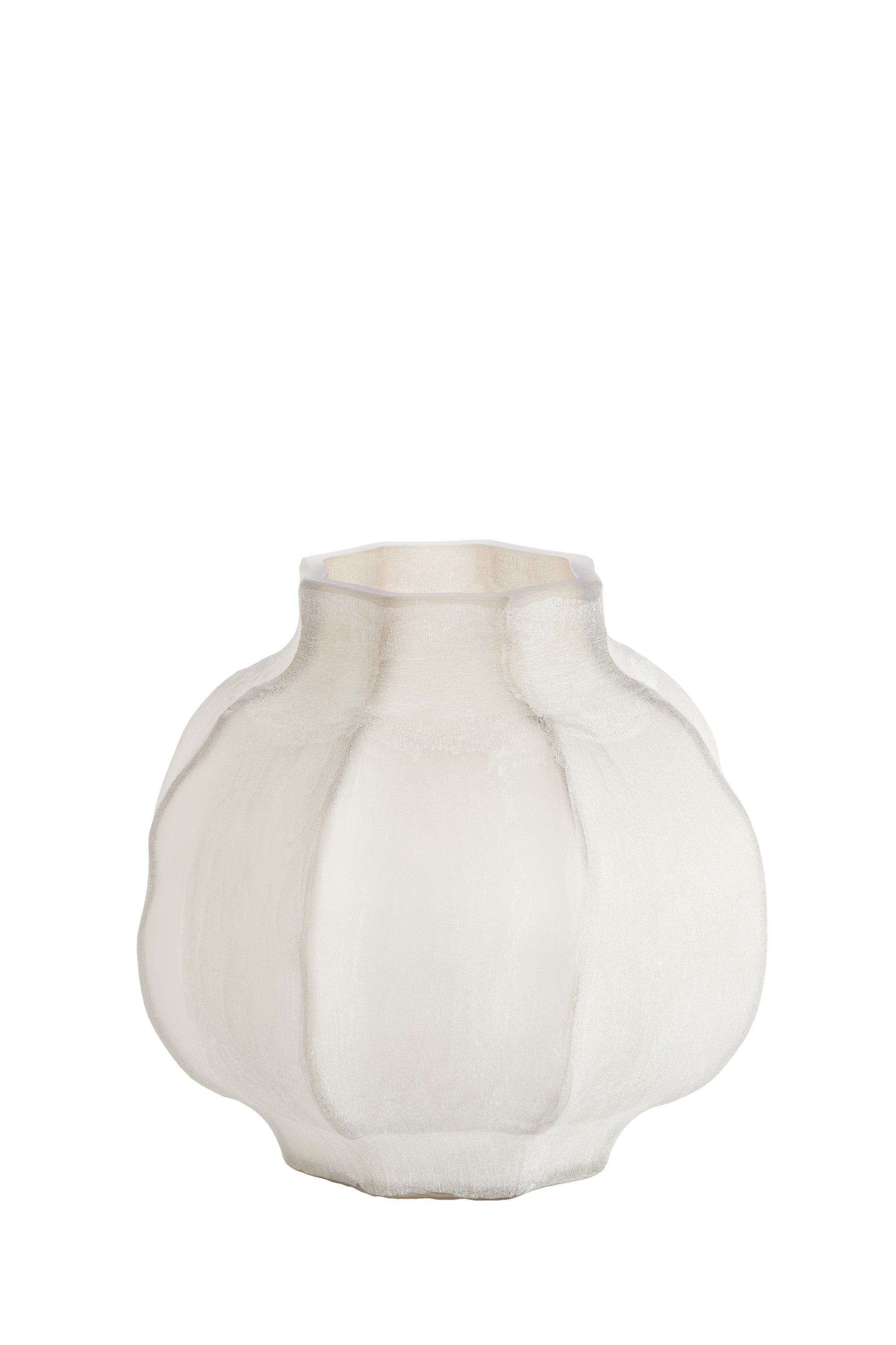Tejeda Light Brown Glass Vase 32cm