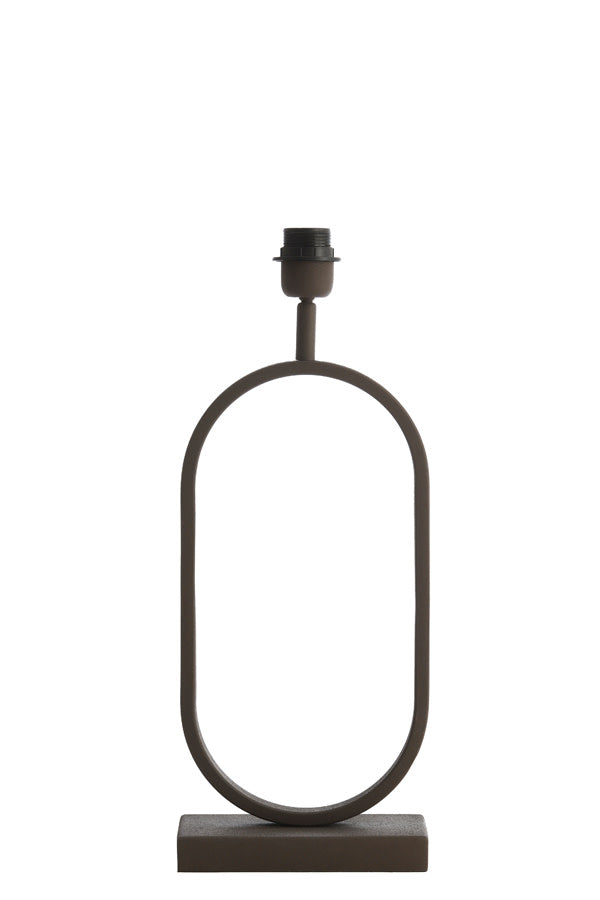 Jamiri Brown Metal Table Lamp Base 45cm