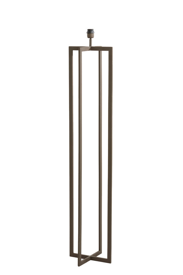 Mace Brown Metal Floor Lamp Base