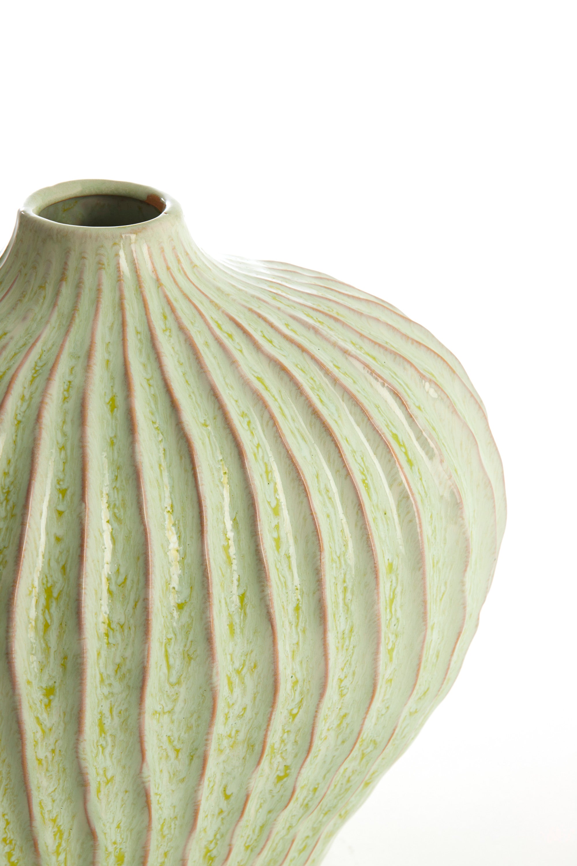Lorito Mint Green Ceramic Vase 30cm