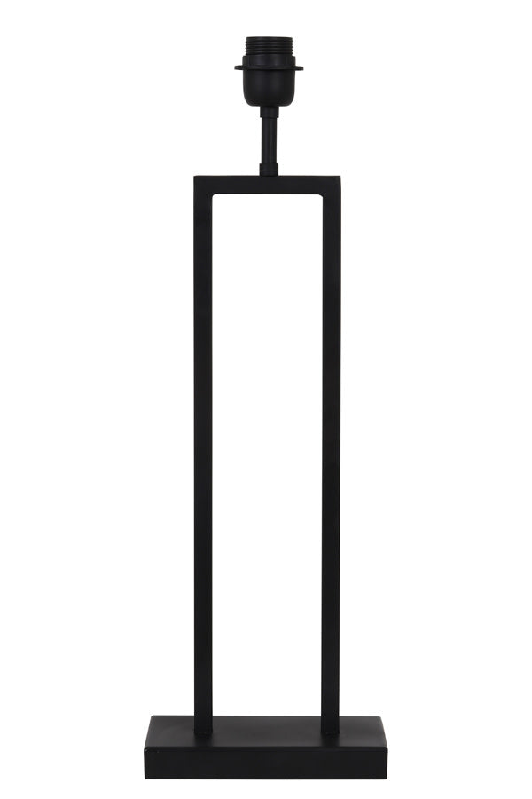 Shiva Matt Black Metal Table Lamp Base 55cm