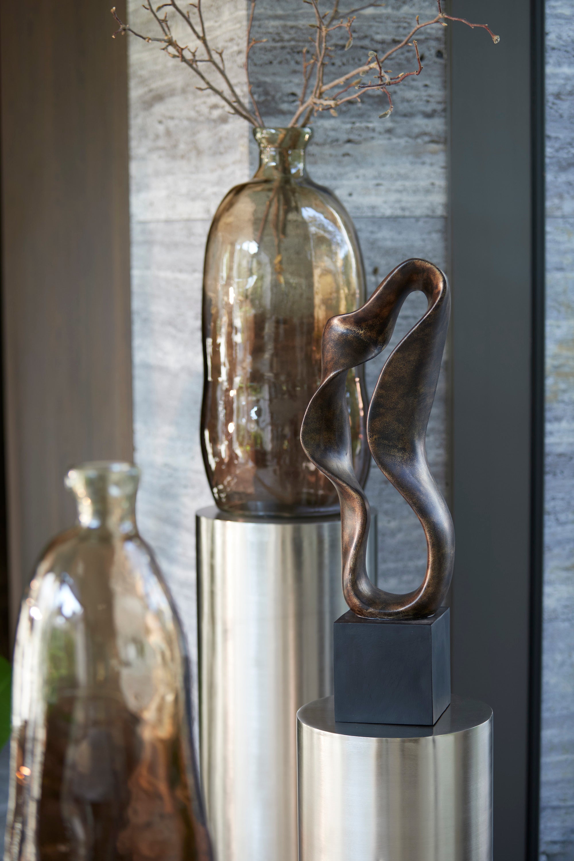 Najac Matt Black Ornament