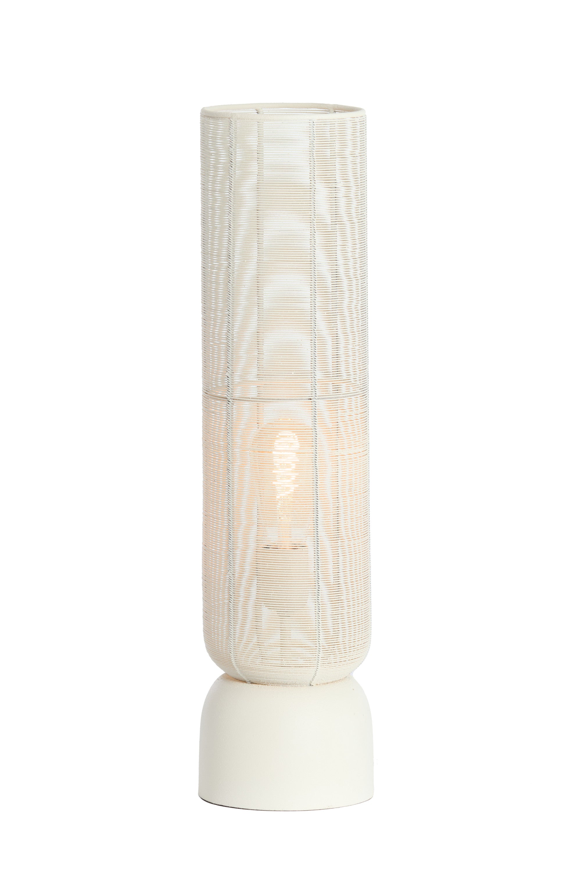 Lezuza Cream Metal Table Lamp 60.5cm