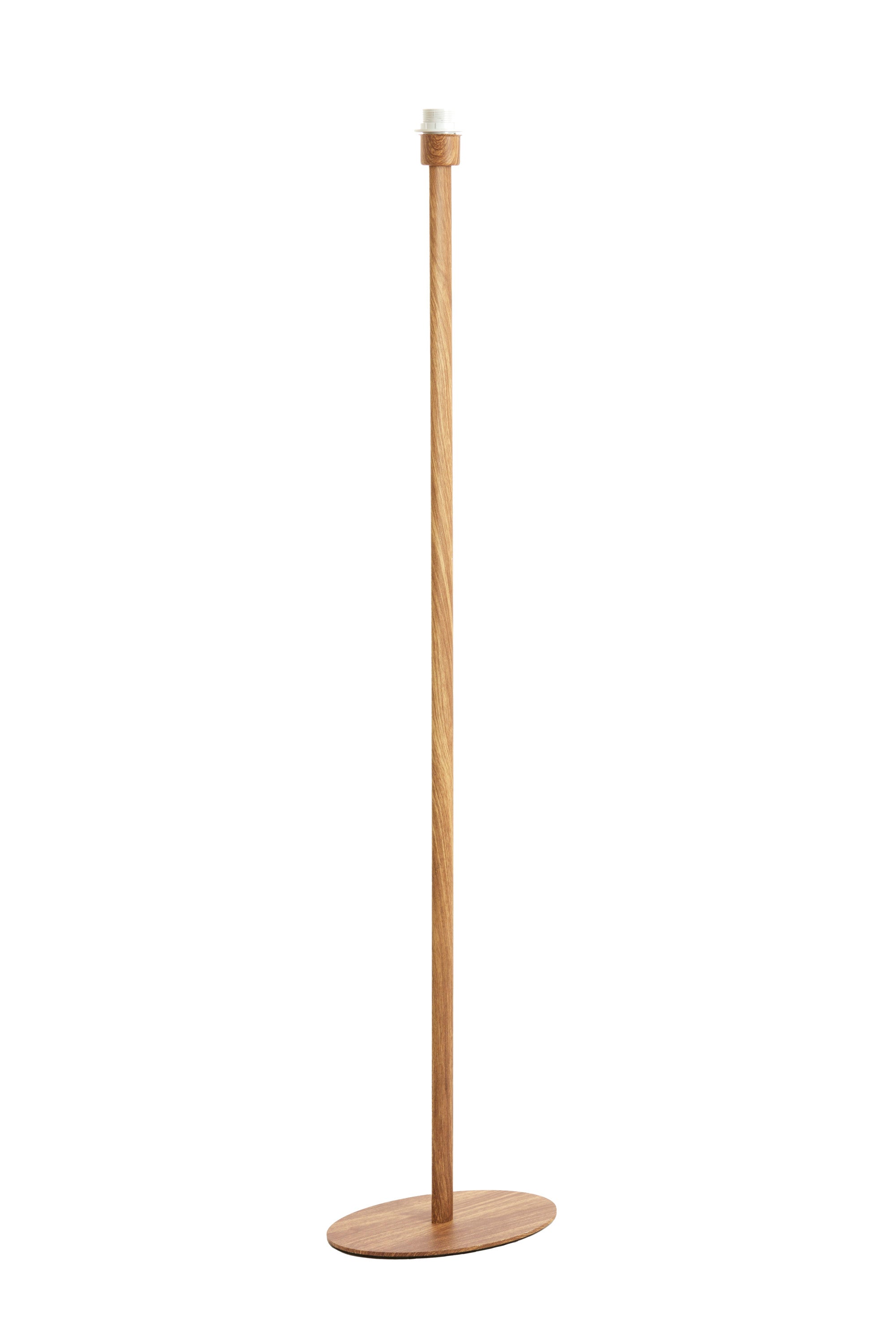 Cerini Natural Wood Effect Floor Lamp Base