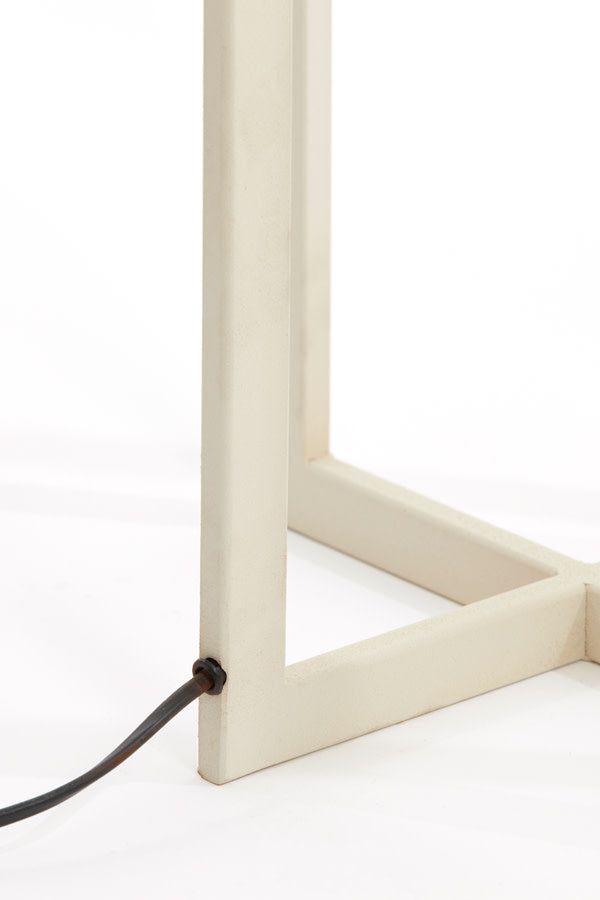 Mace Cream Metal Floor Lamp Base