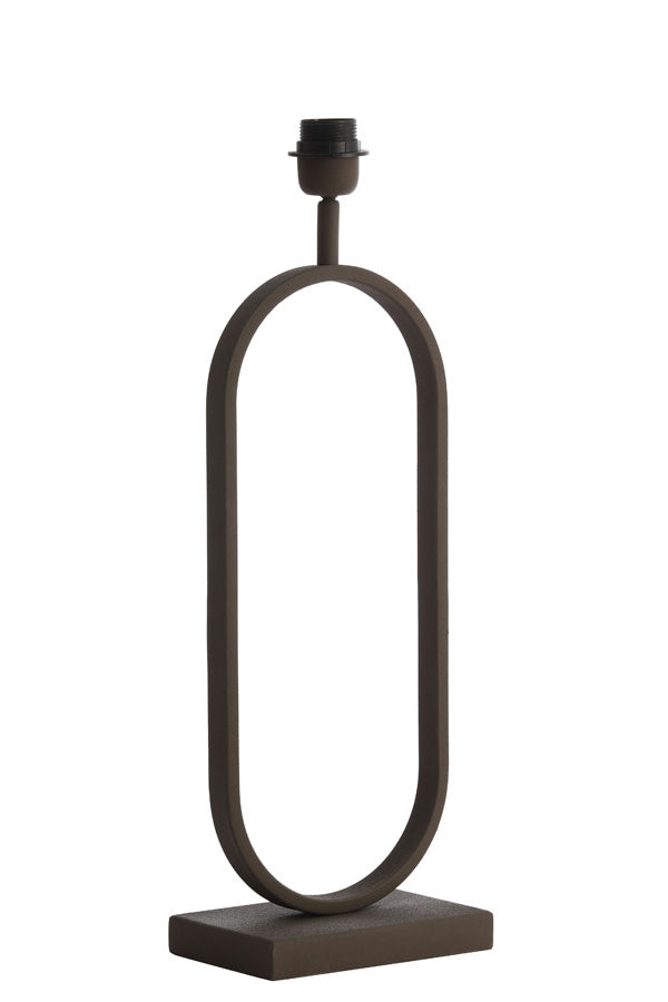 Jamiri Brown Metal Table Lamp Base 55cm