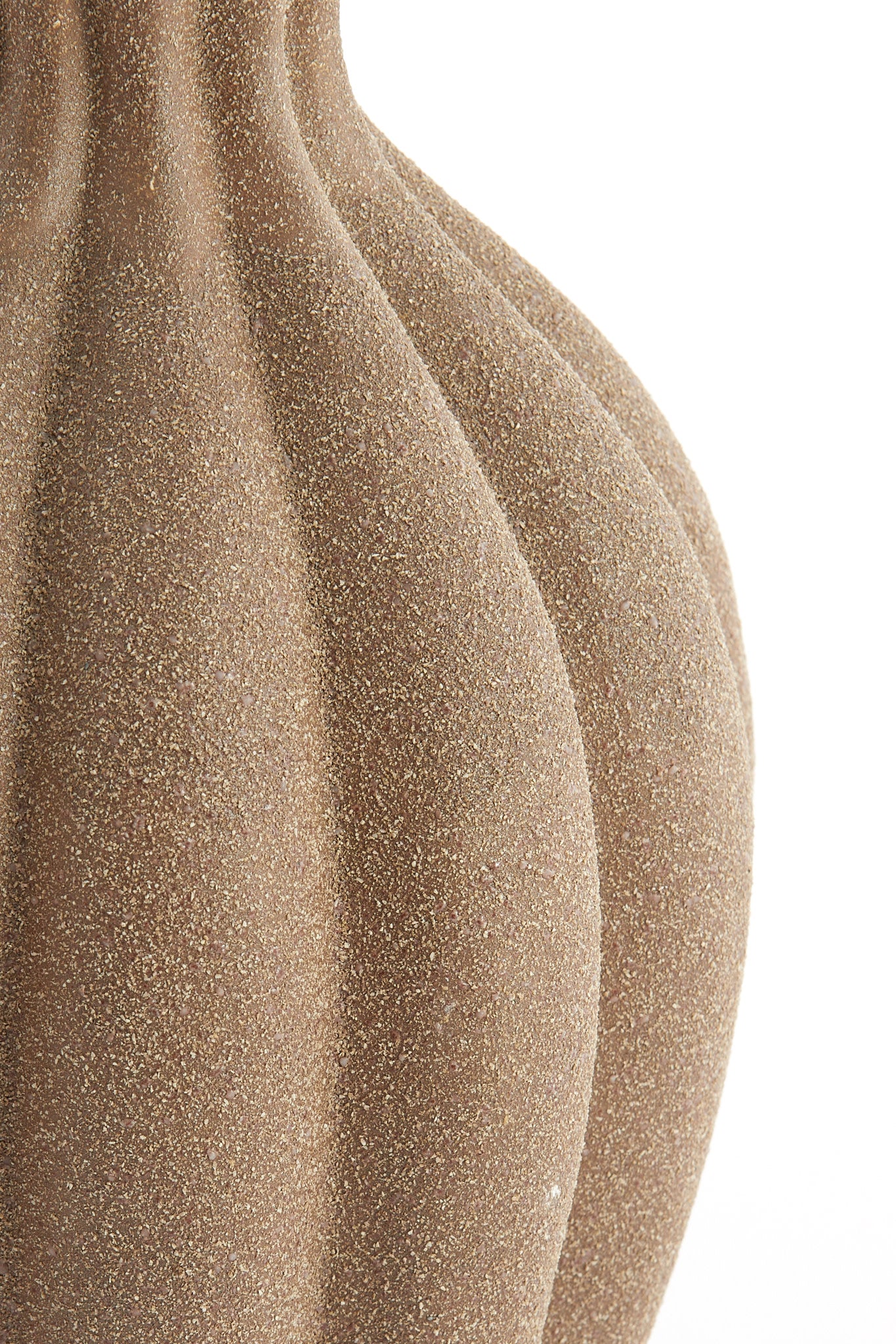 Sillian Matt Brown Ceramic Vase 40.5cm
