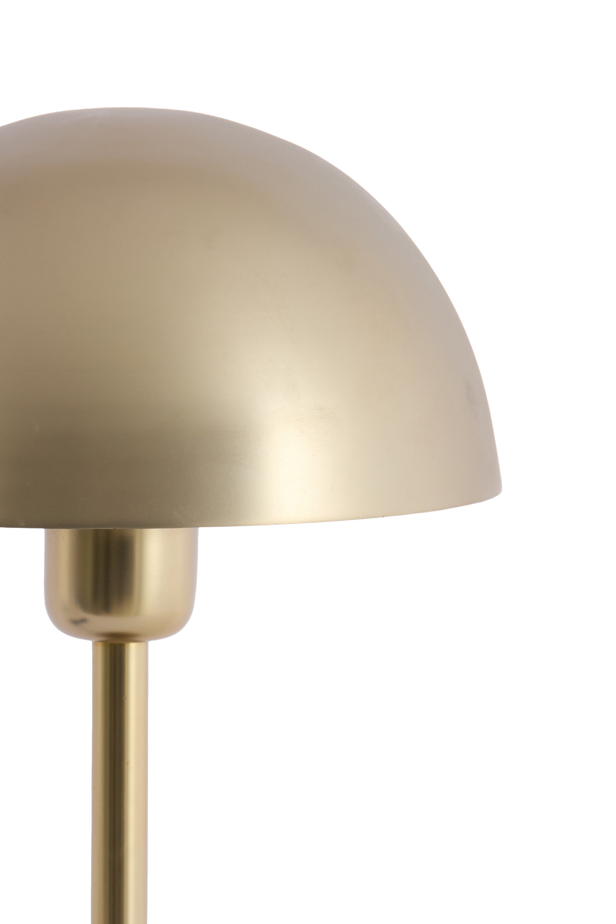 Cedillo Metallic Matt Light Gold Metal Table Lamp