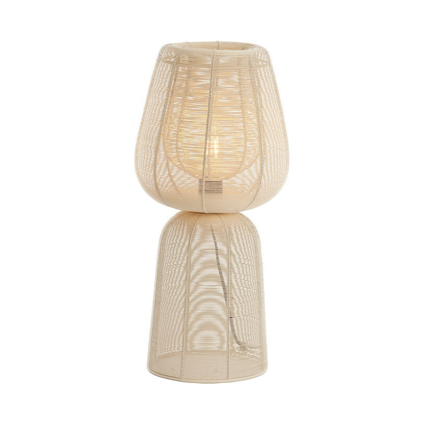 Aboso Cream Metal Table Lamp 54cm