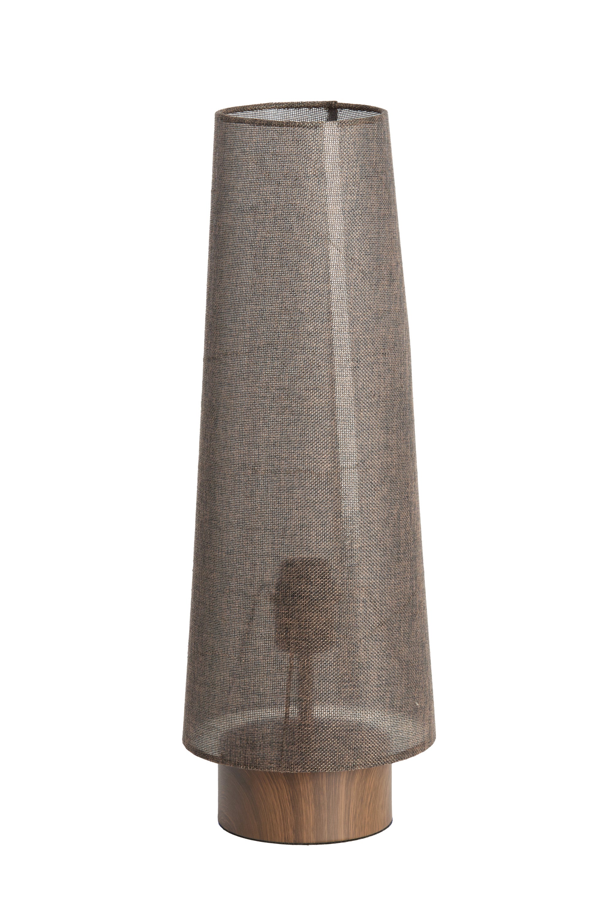 Howie Dark Brown Wood Effect Table Lamp 52.5cm