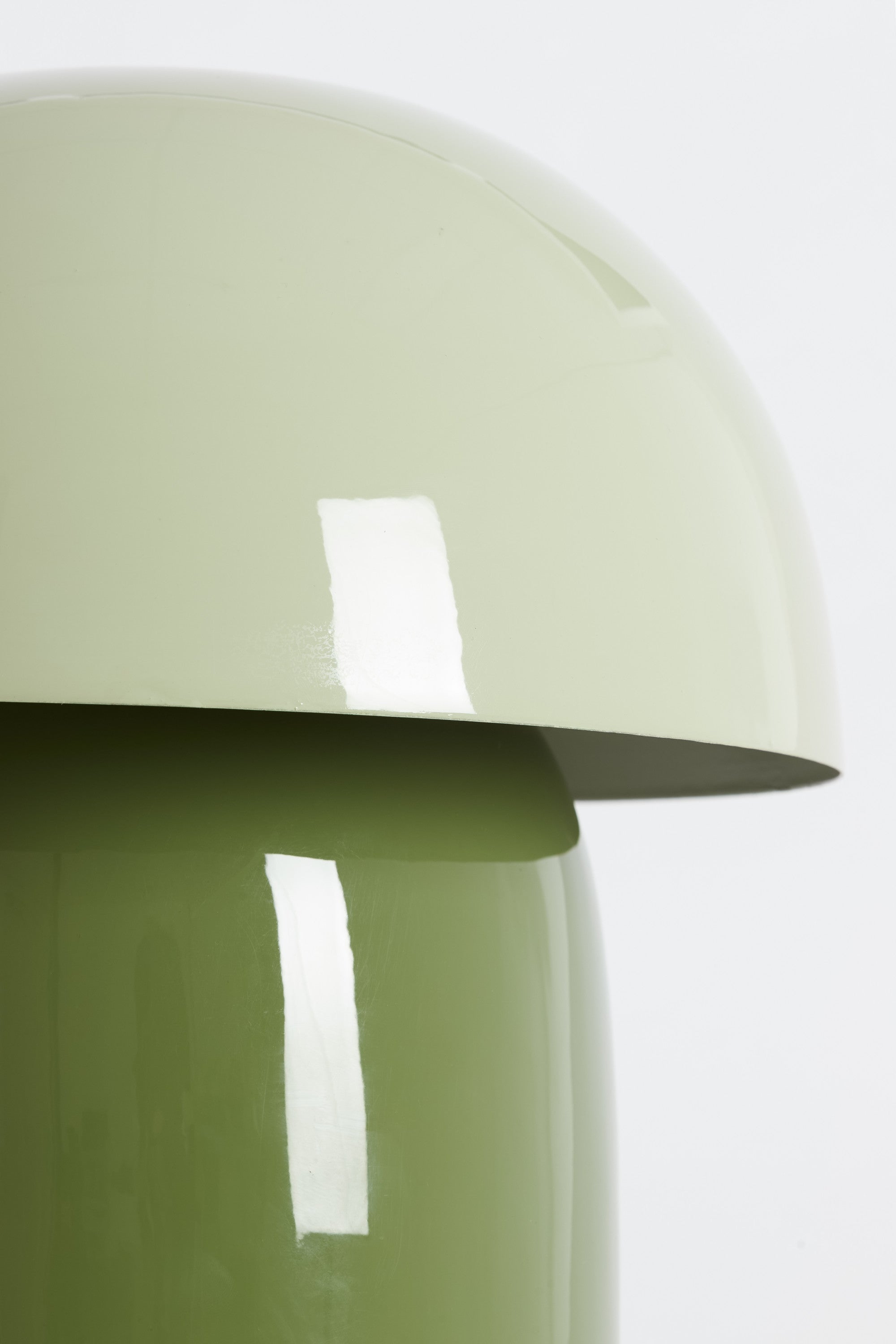 Mimosa Two Tone Olive Green Metal Table Lamp