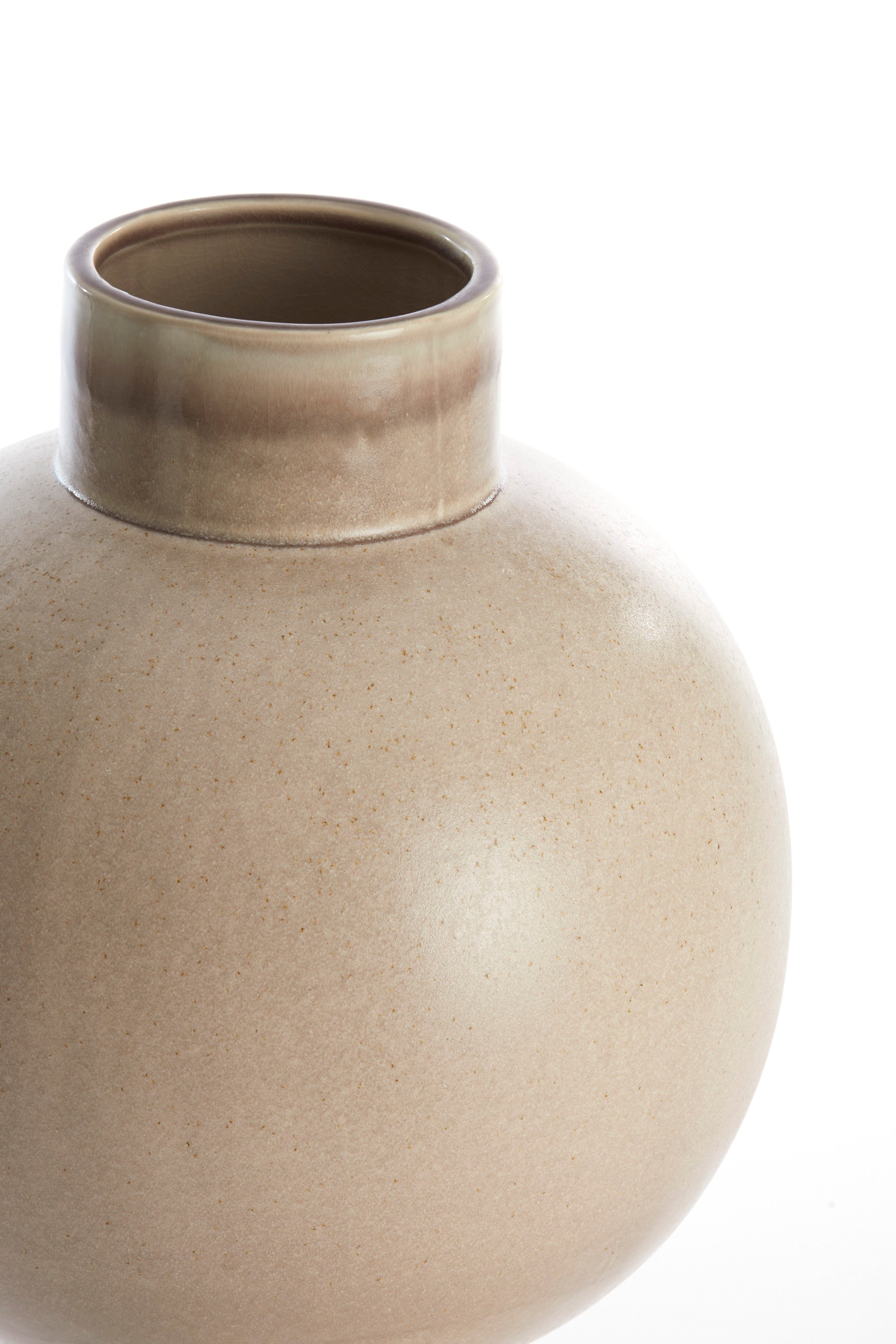 Zelata Sand Ceramic Vase 46cm
