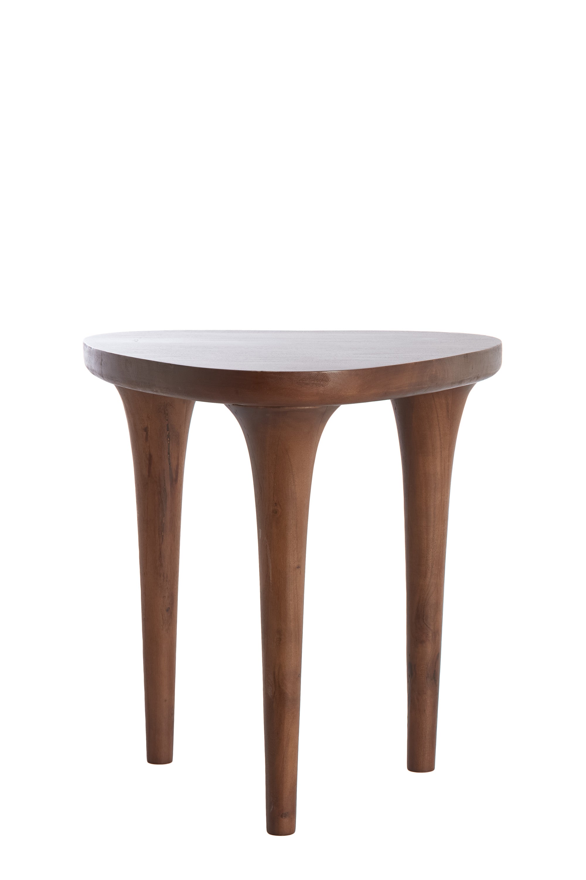 Zulio Dark Brown Acacia Wood Side Table