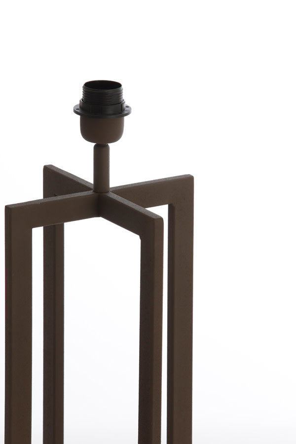 Mace Brown Metal Table Lamp Base