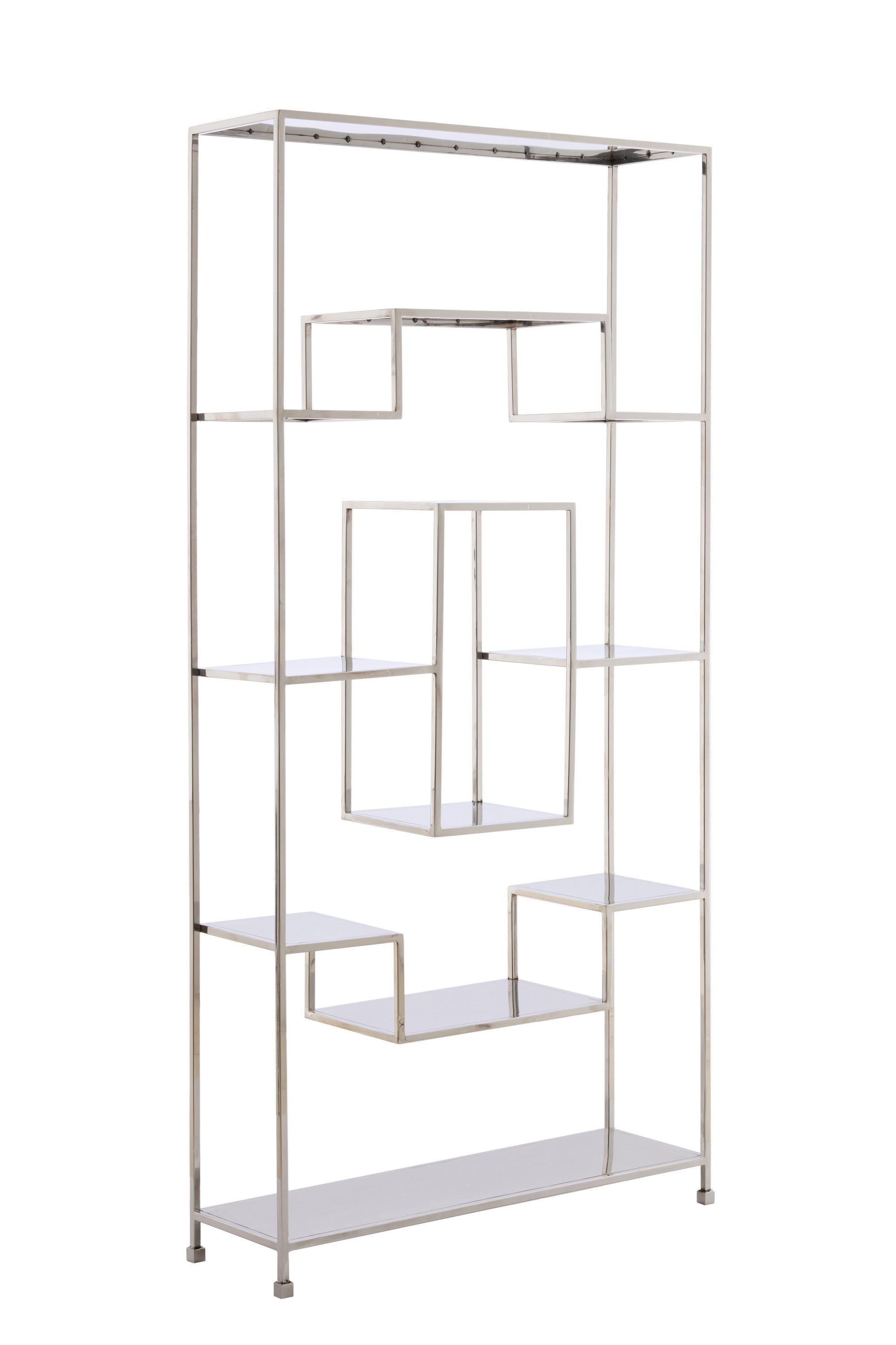Rezina Nickel Metal Open Display Unit