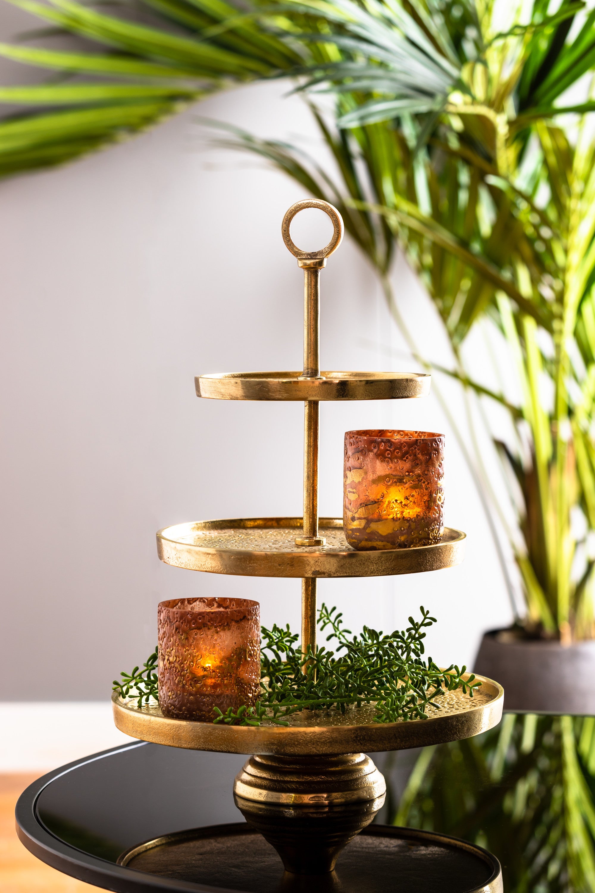 Lutek Gold Metal 3 Tier Display Unit