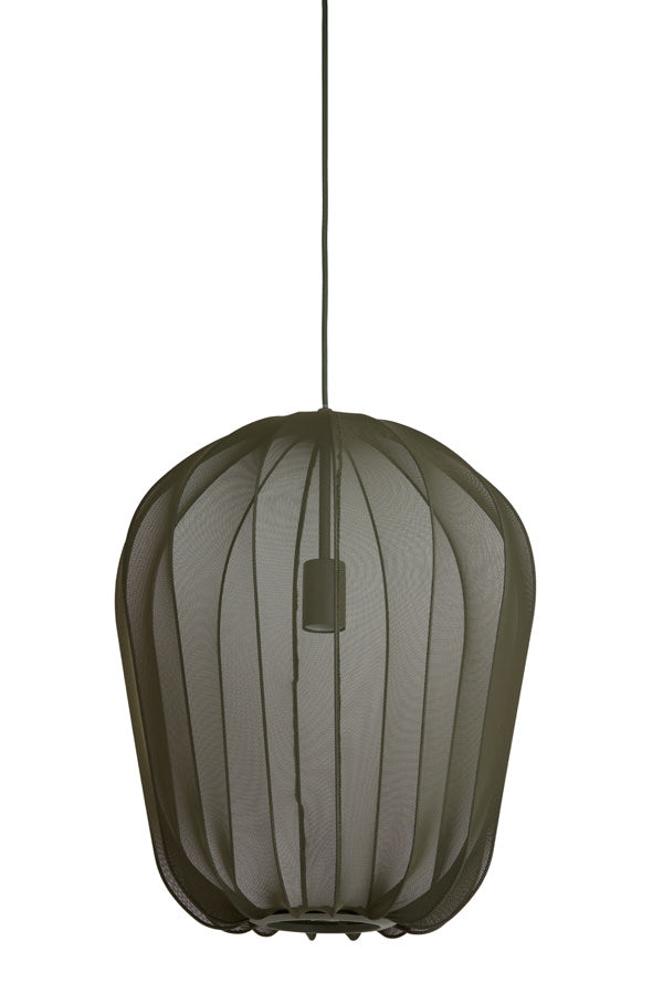 Plumeria Dark Green Pendant Light 42cm