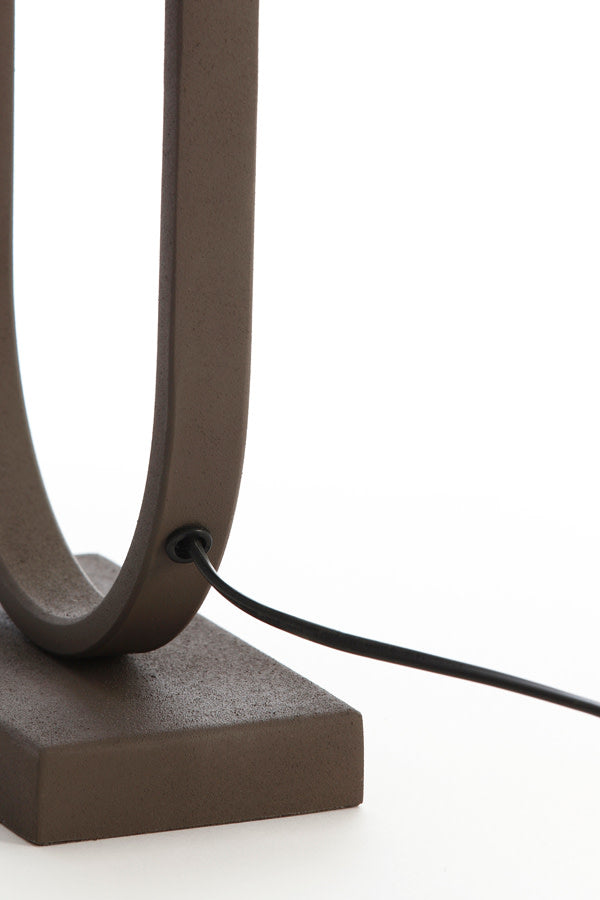Jamiri Brown Metal Table Lamp Base 55cm