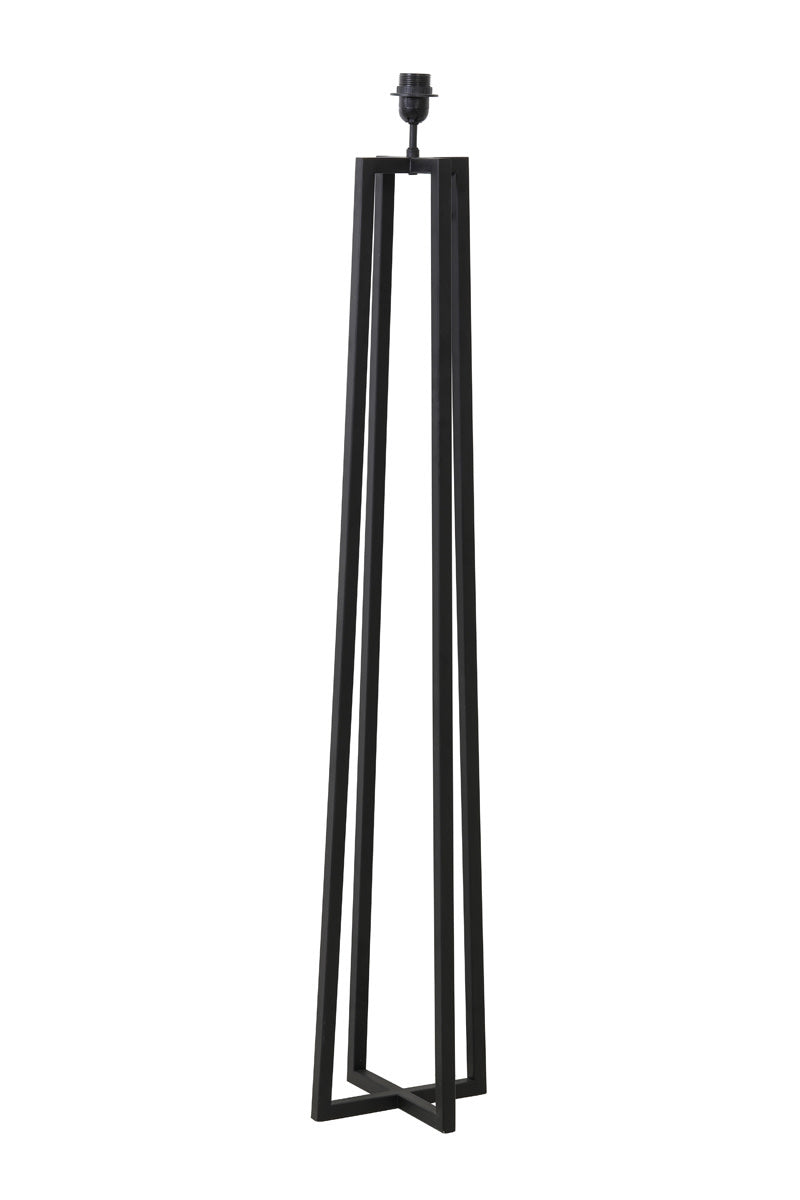 Miley Matt Black Metal Floor Lamp Base