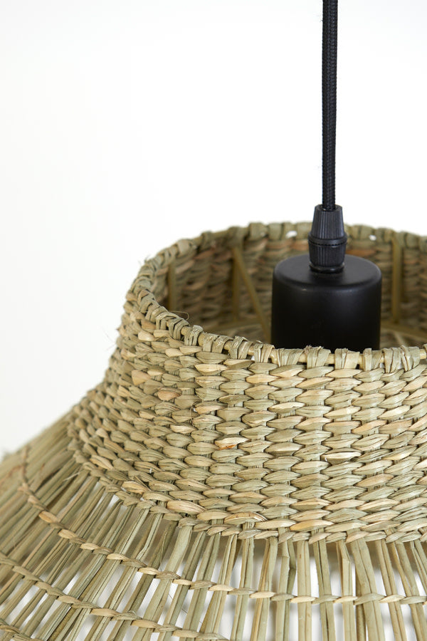 Latika Natural Seagrass Pendant Light 55cm