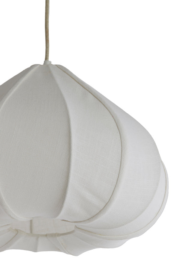 Zubeda White Pendant Light 38.5cm