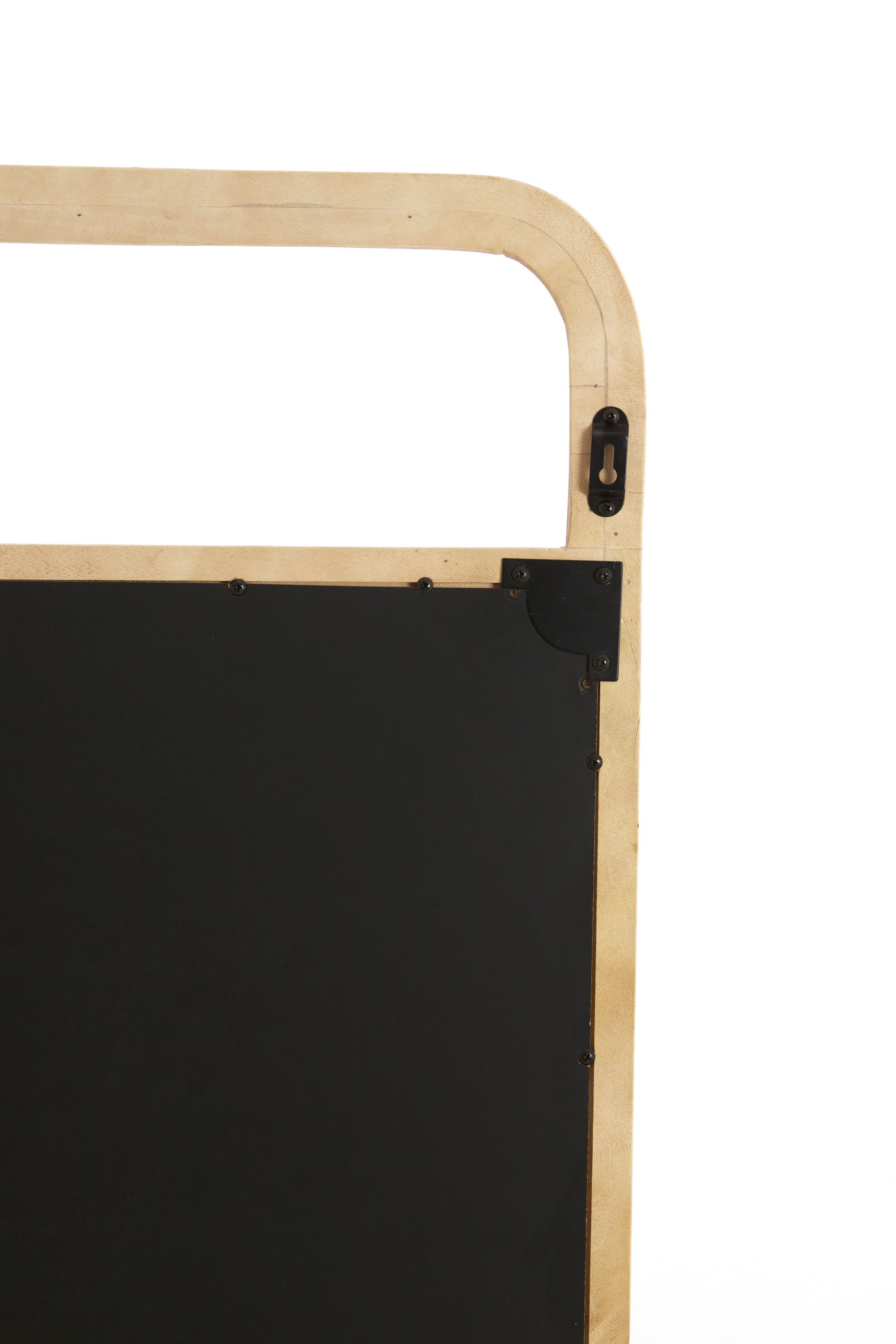 Romeo Matt Natural Wood Arched Full Length Leaner Mirror