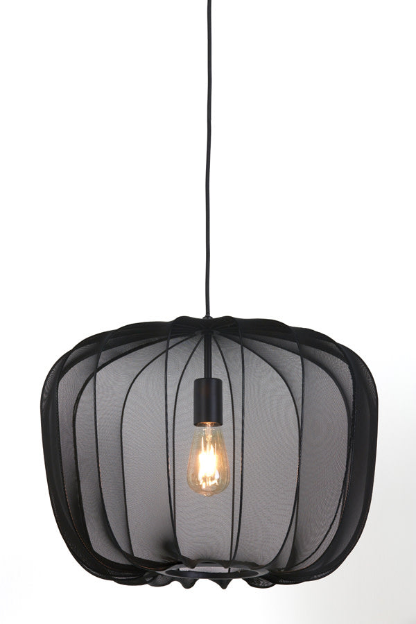 Plumeria Black Pendant Light 50cm