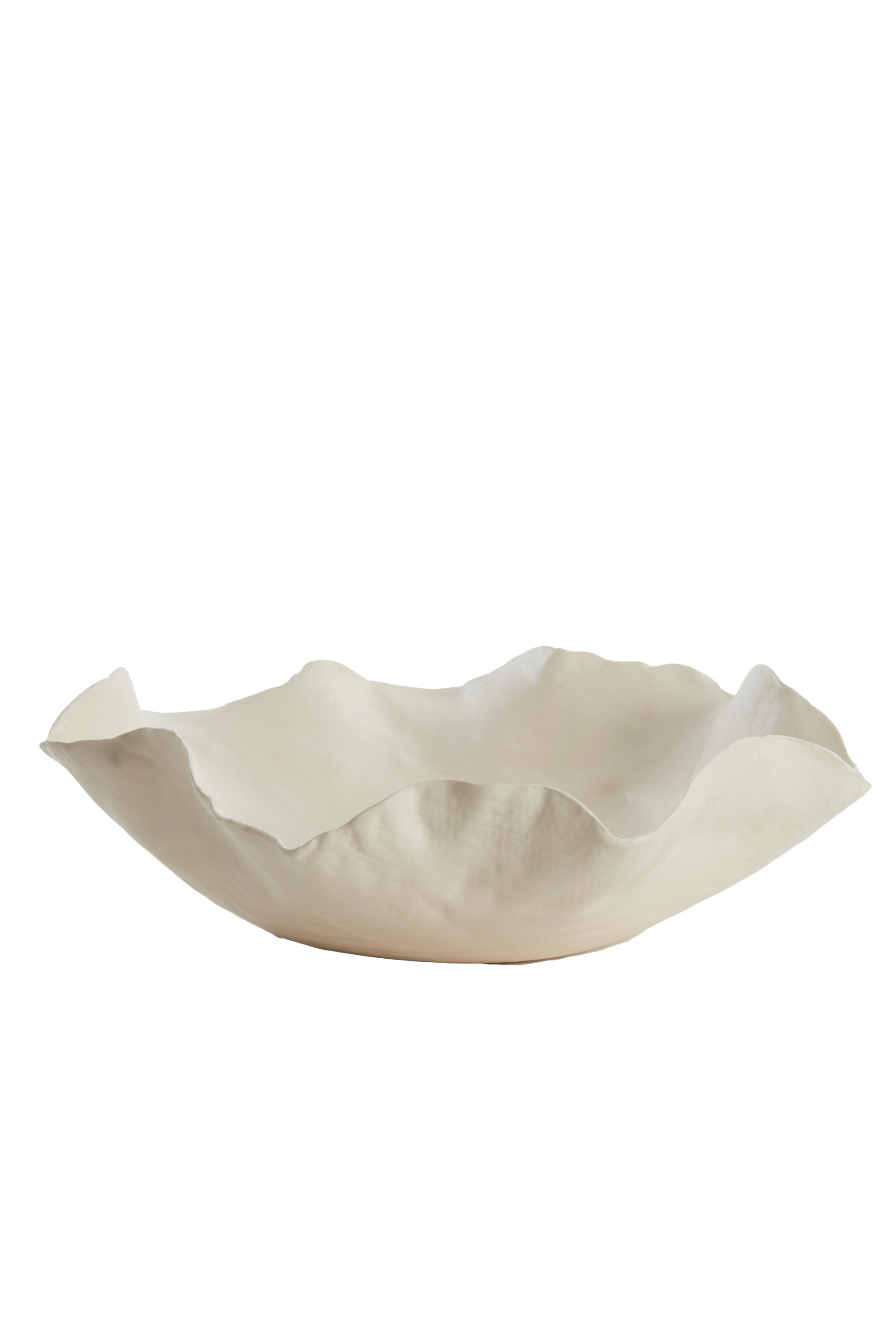 Banda Cream Ceramic Decorative Bowl