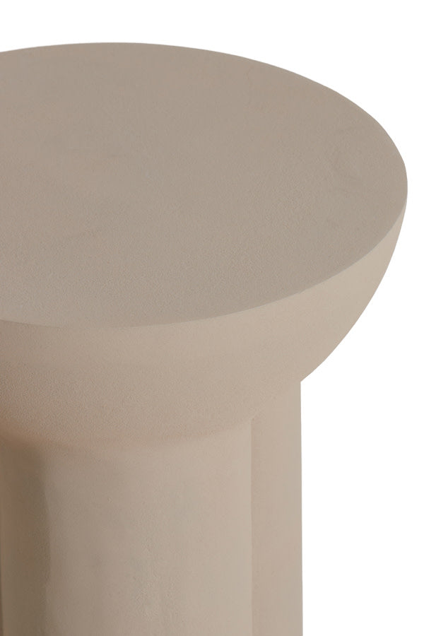 Polinna Matt Sand Side Table