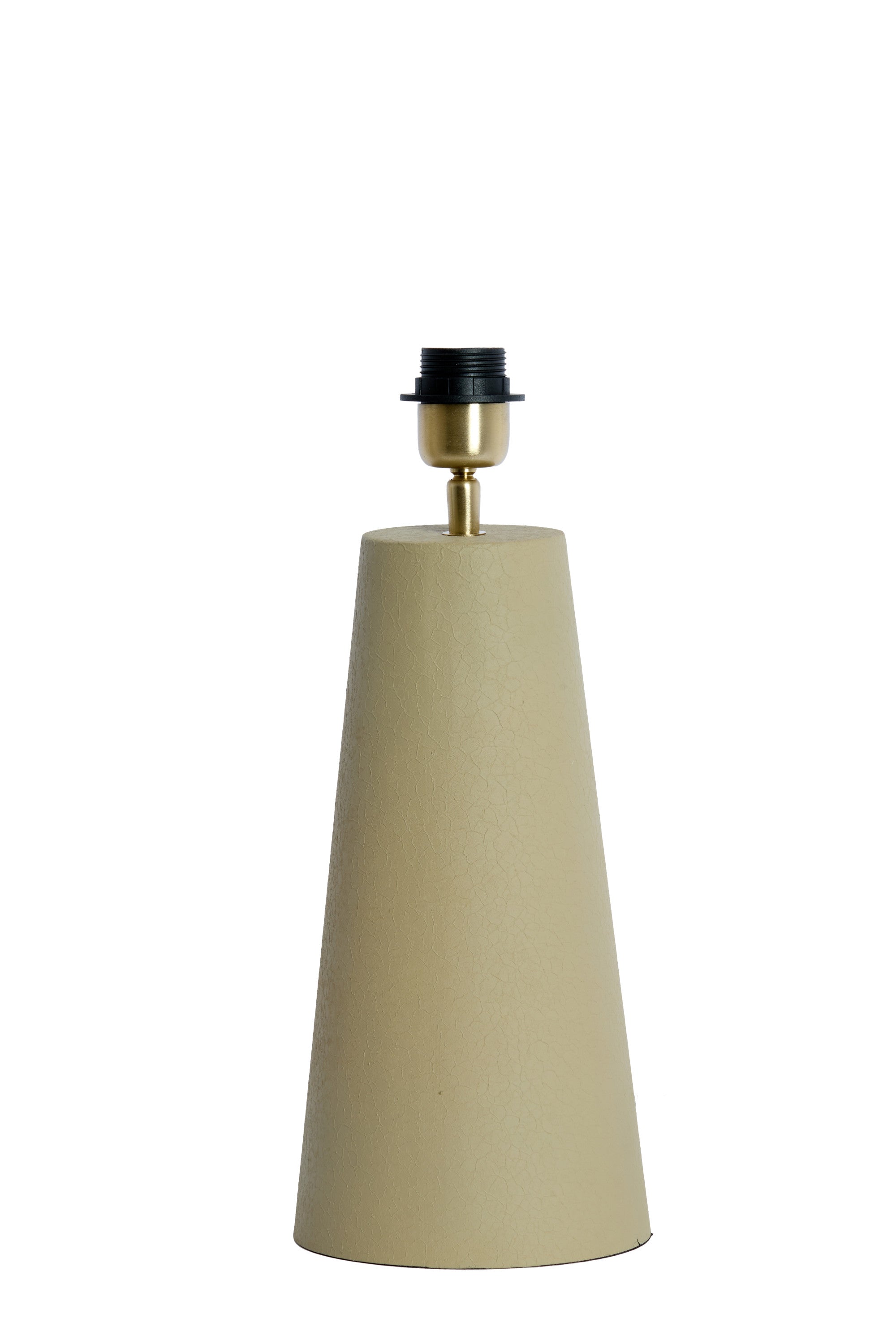 Yelos Matt Green/Grey Metal Table Lamp Base 35cm