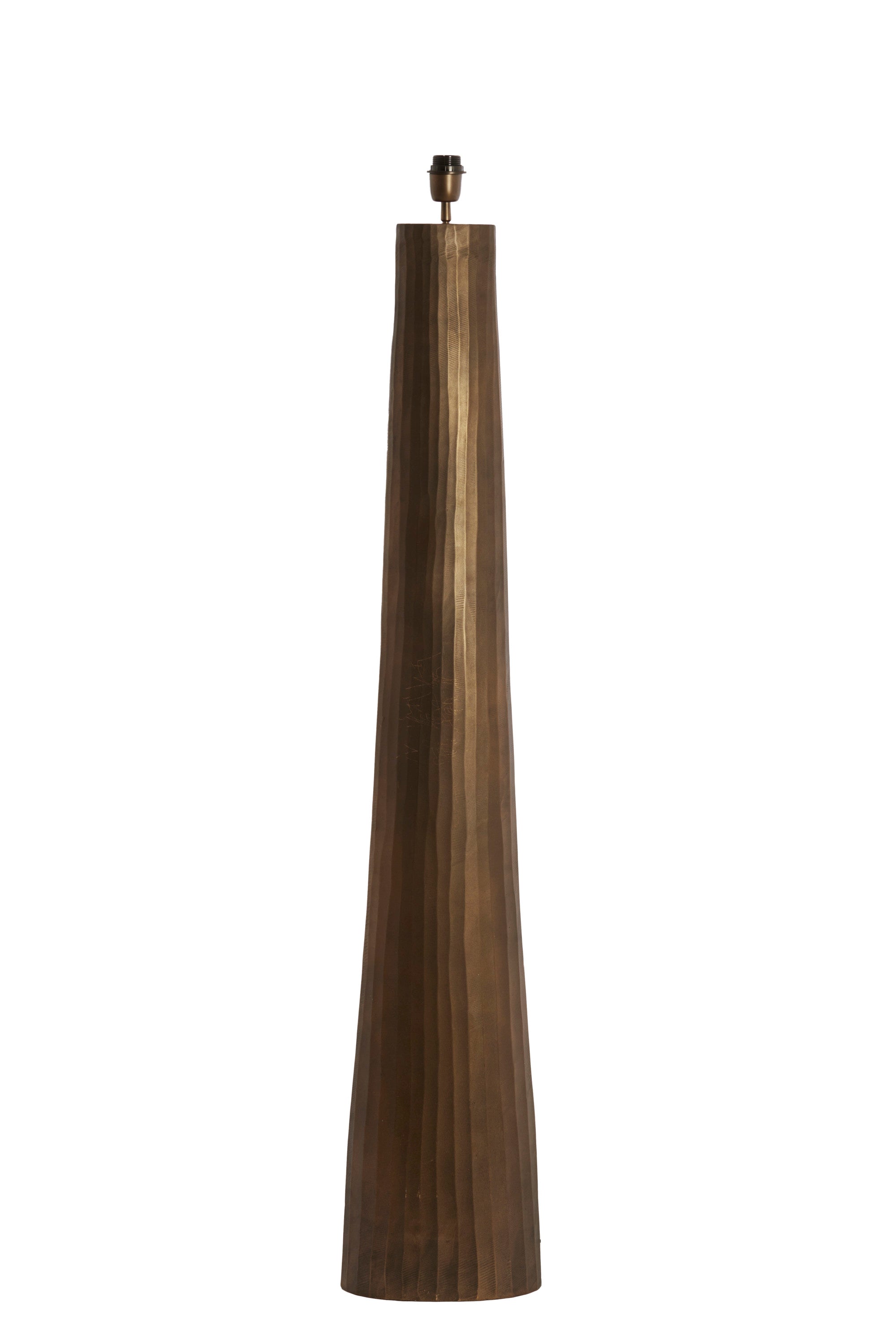 Mijas Brown Bronze Metal Floor Lamp Base 144cm