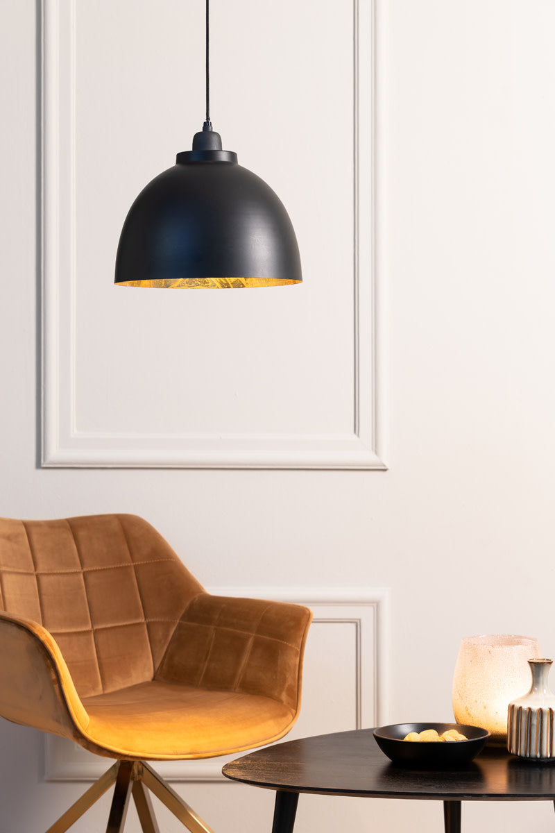 Kylie Black/Gold Metal Pendant Light 30cm